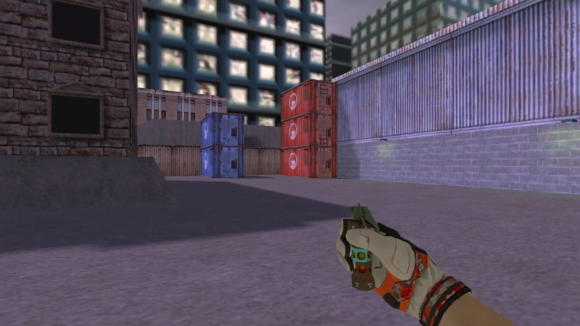 Flashbang — Moto Gloves POW! Pack — cs_assault (first person)