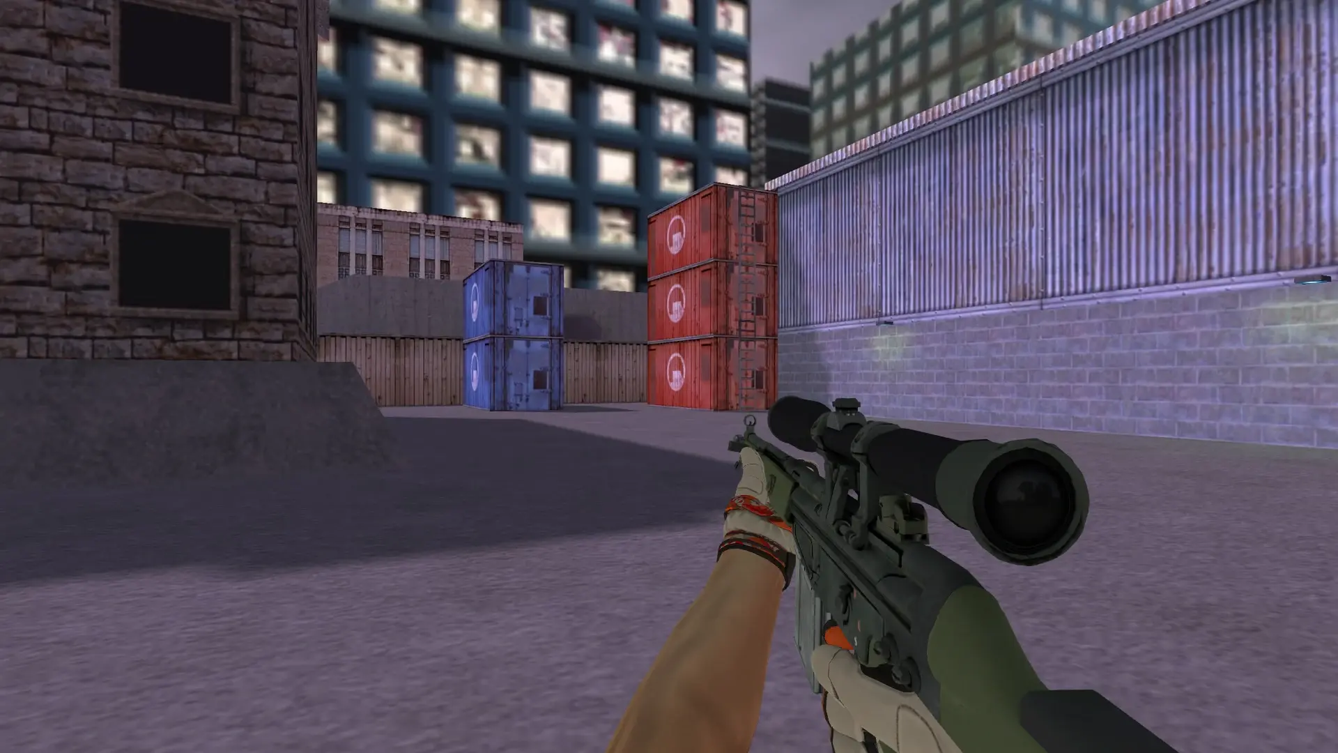 G3SG1 — Moto Gloves POW! Pack — cs_assault (first person)