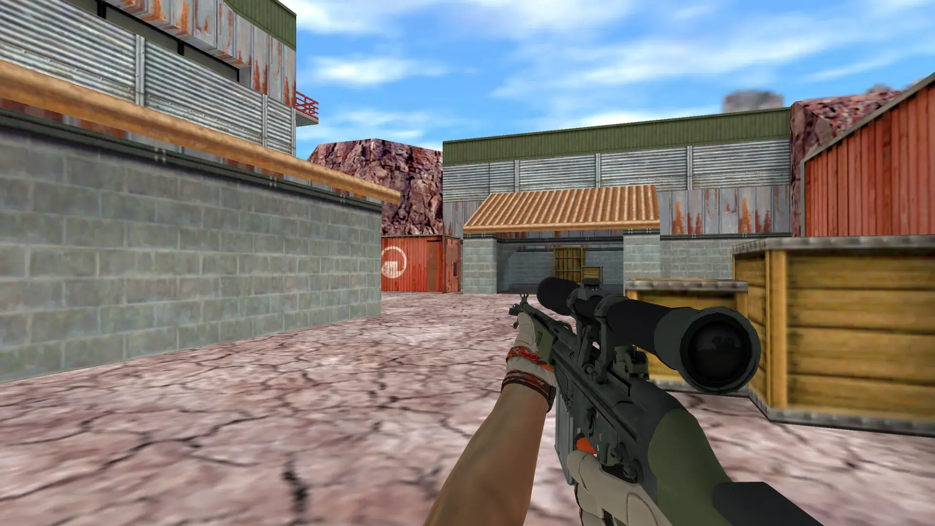 G3SG1 — Moto Gloves POW! Pack — de_nuke (first person)