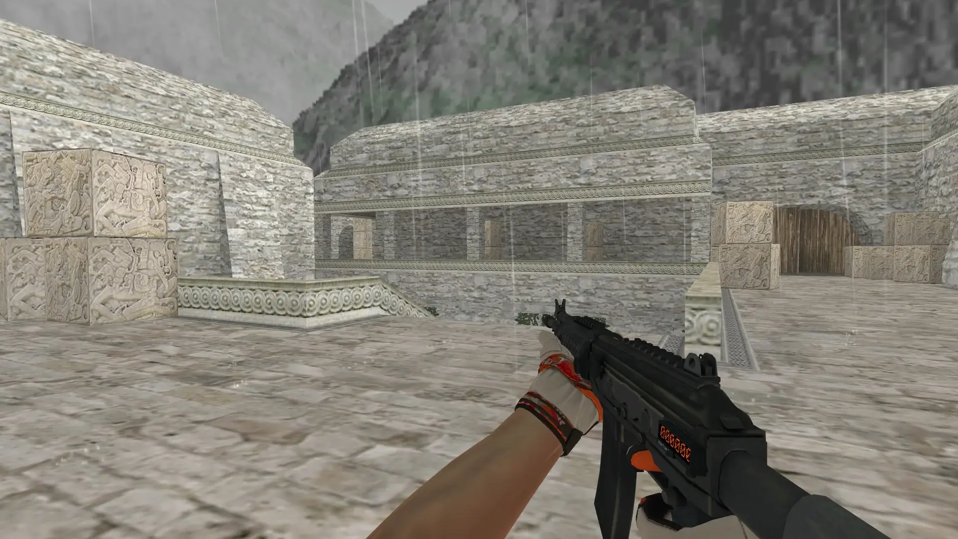 Galil AR — Moto Gloves POW! Pack — de_aztec (first person)