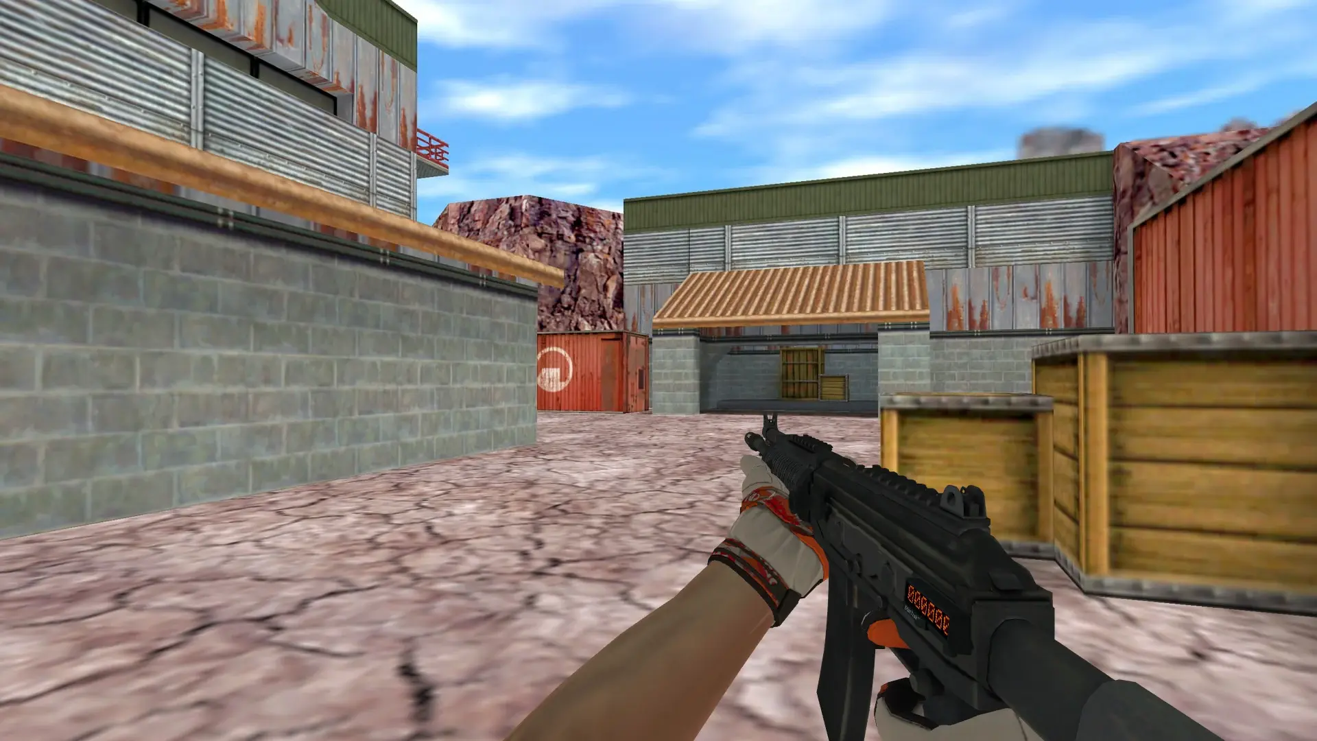 Galil AR — Moto Gloves POW! Pack — de_nuke (first person)