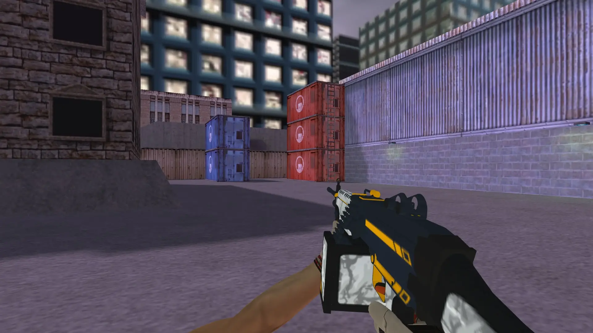M249 — Moto Gloves POW! Pack — cs_assault (first person)
