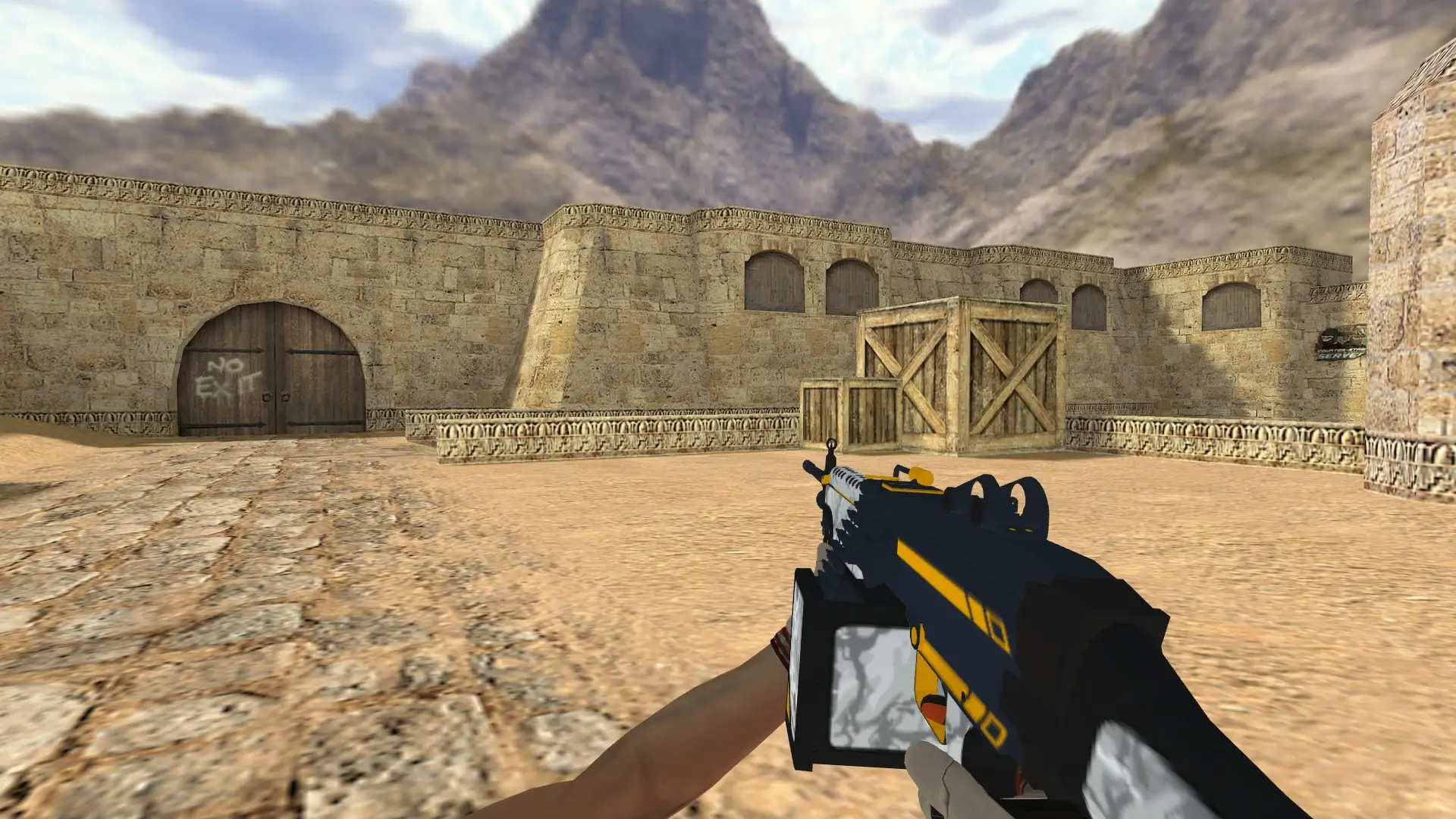 M249 — Moto Gloves POW! Pack — de_dust2 (first person)