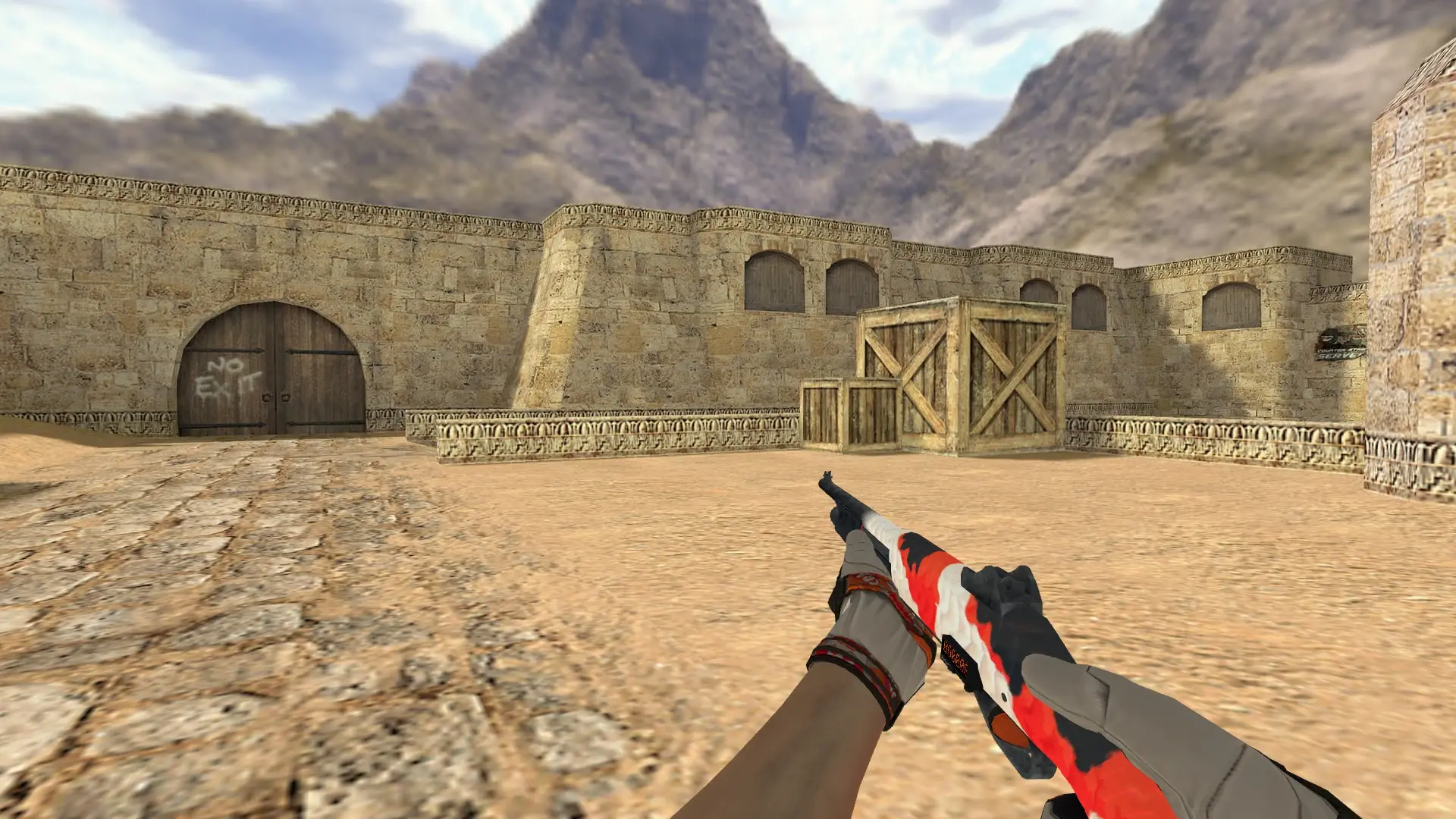 M3 — Moto Gloves POW! Pack — de_dust2 (first person)