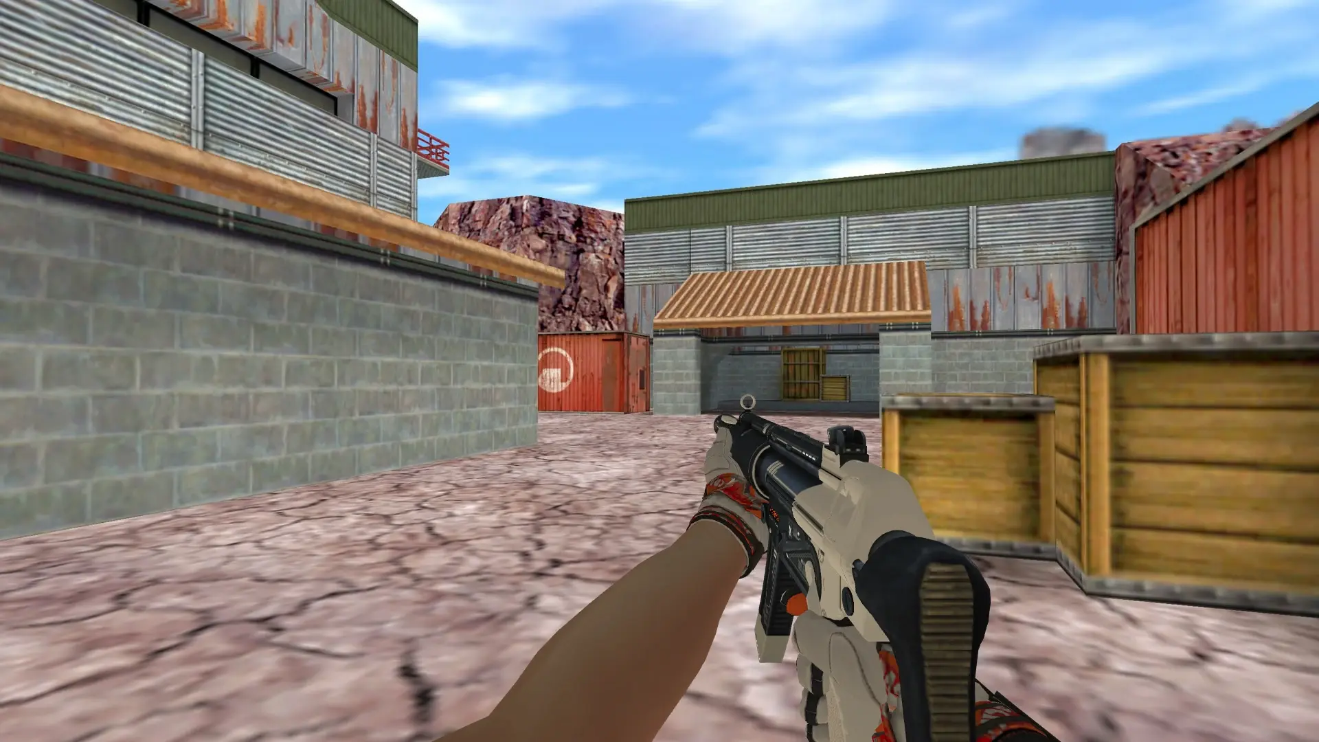 MP5 — Moto Gloves POW! Pack — de_nuke (first person)