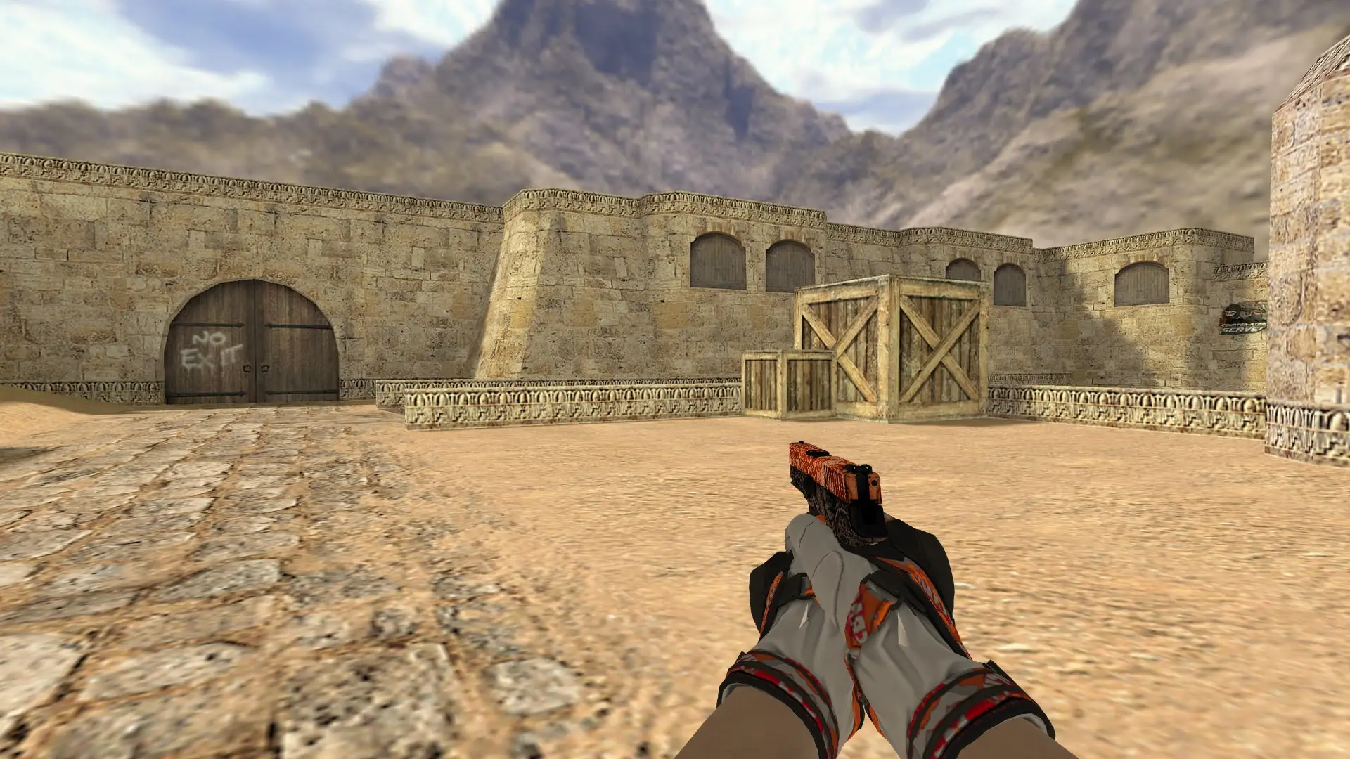 P228 — Moto Gloves POW! Pack — de_dust2 (first person)