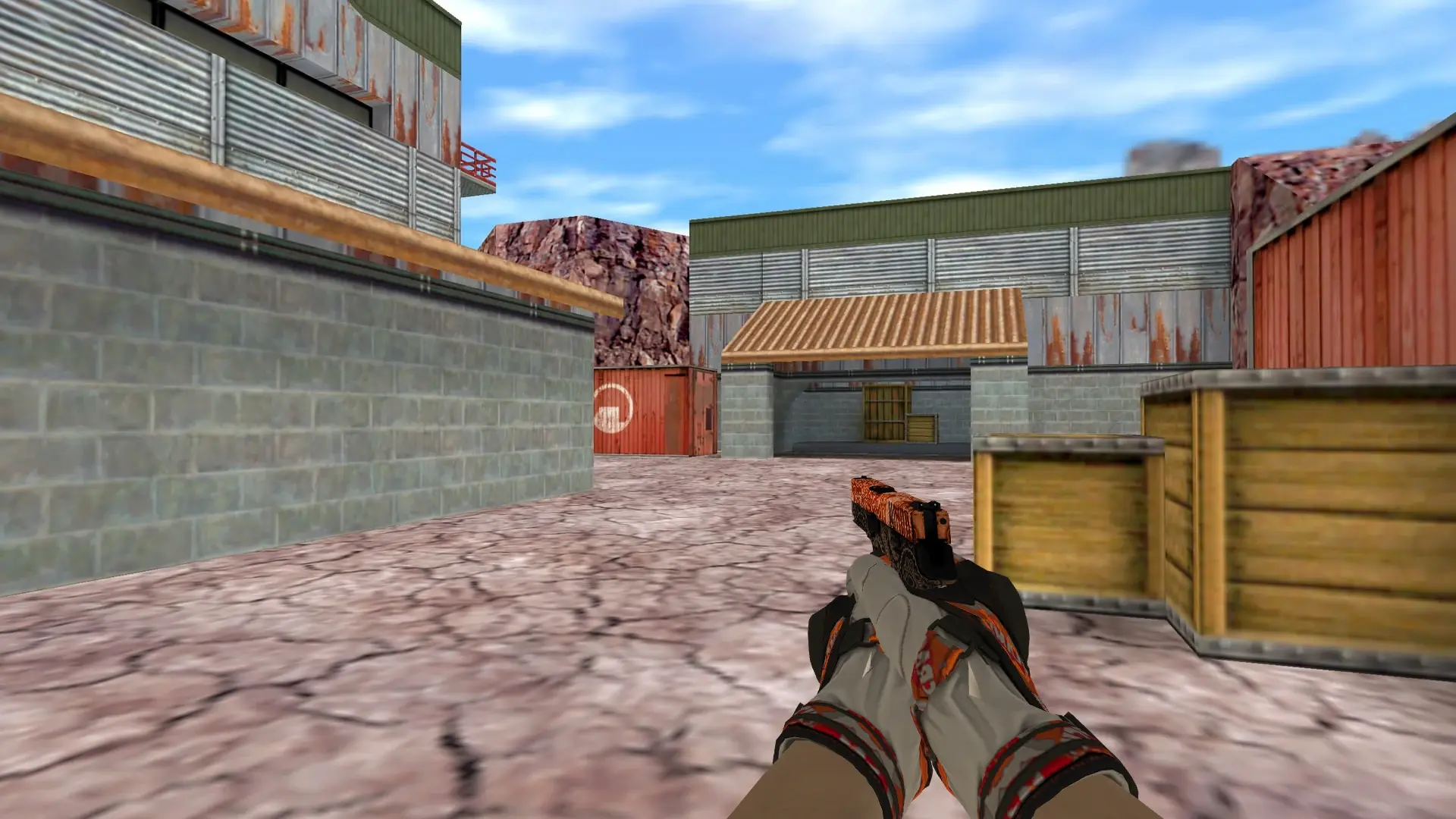 P228 — Moto Gloves POW! Pack — de_nuke (first person)