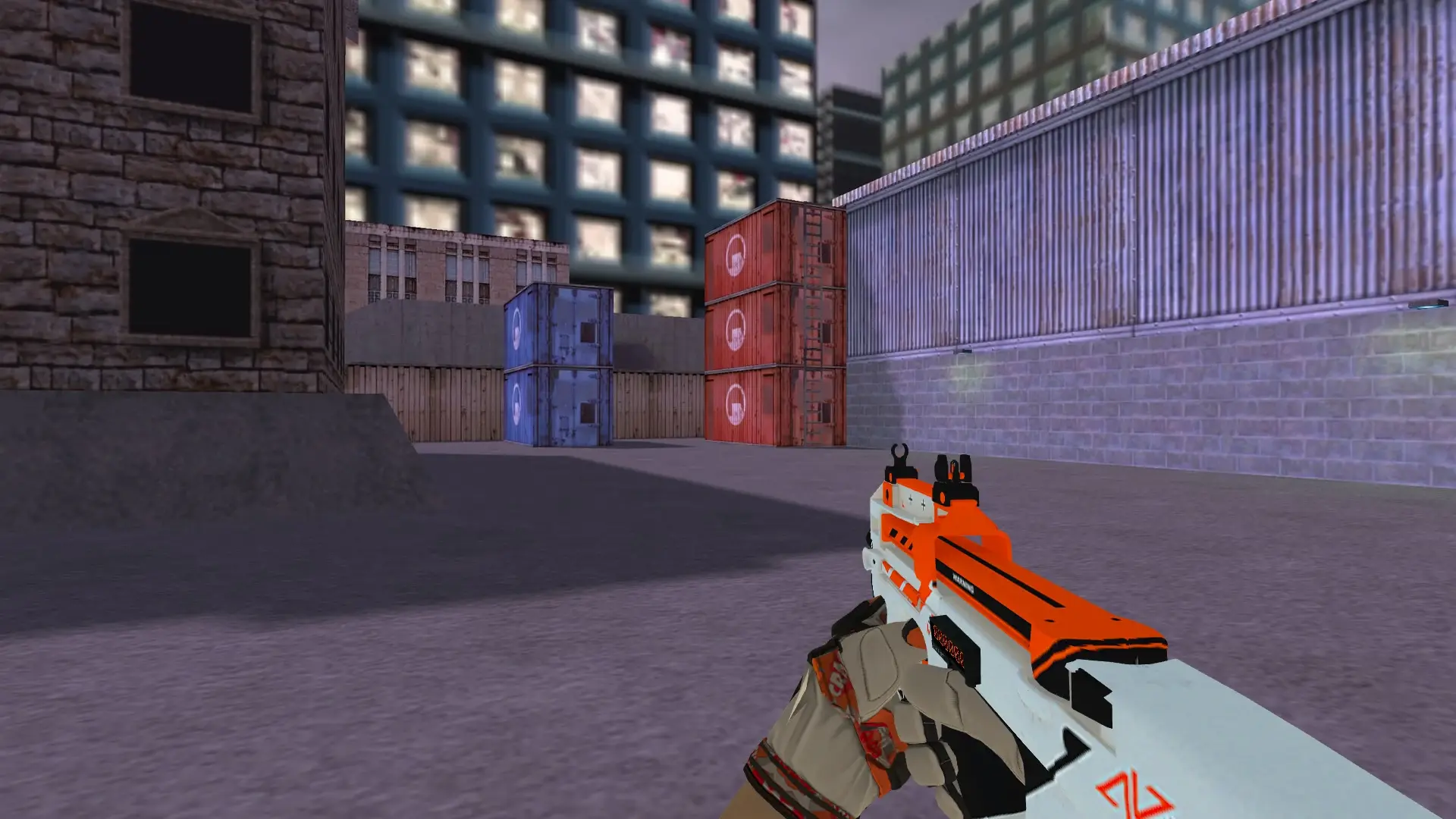 P90 — Moto Gloves POW! Pack — cs_assault (first person)