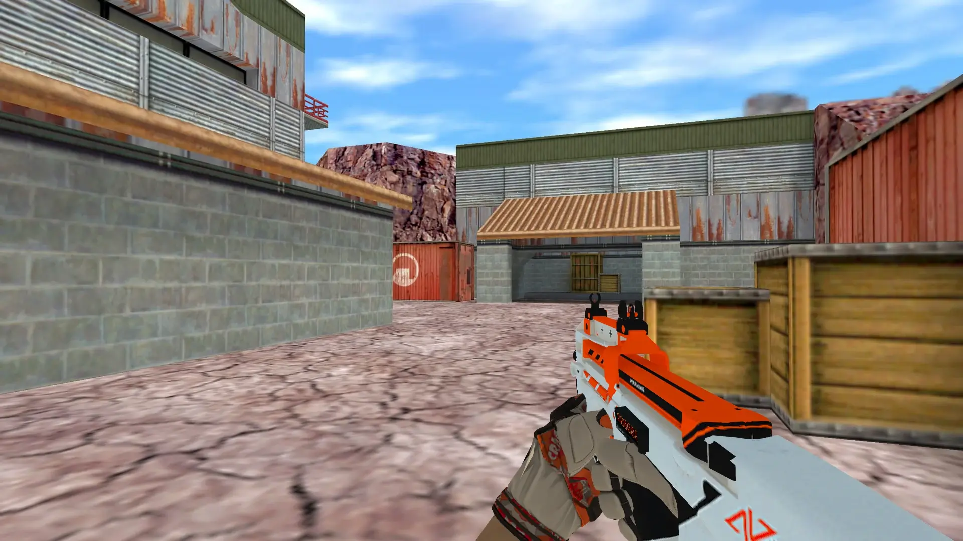 P90 — Moto Gloves POW! Pack — de_nuke (first person)