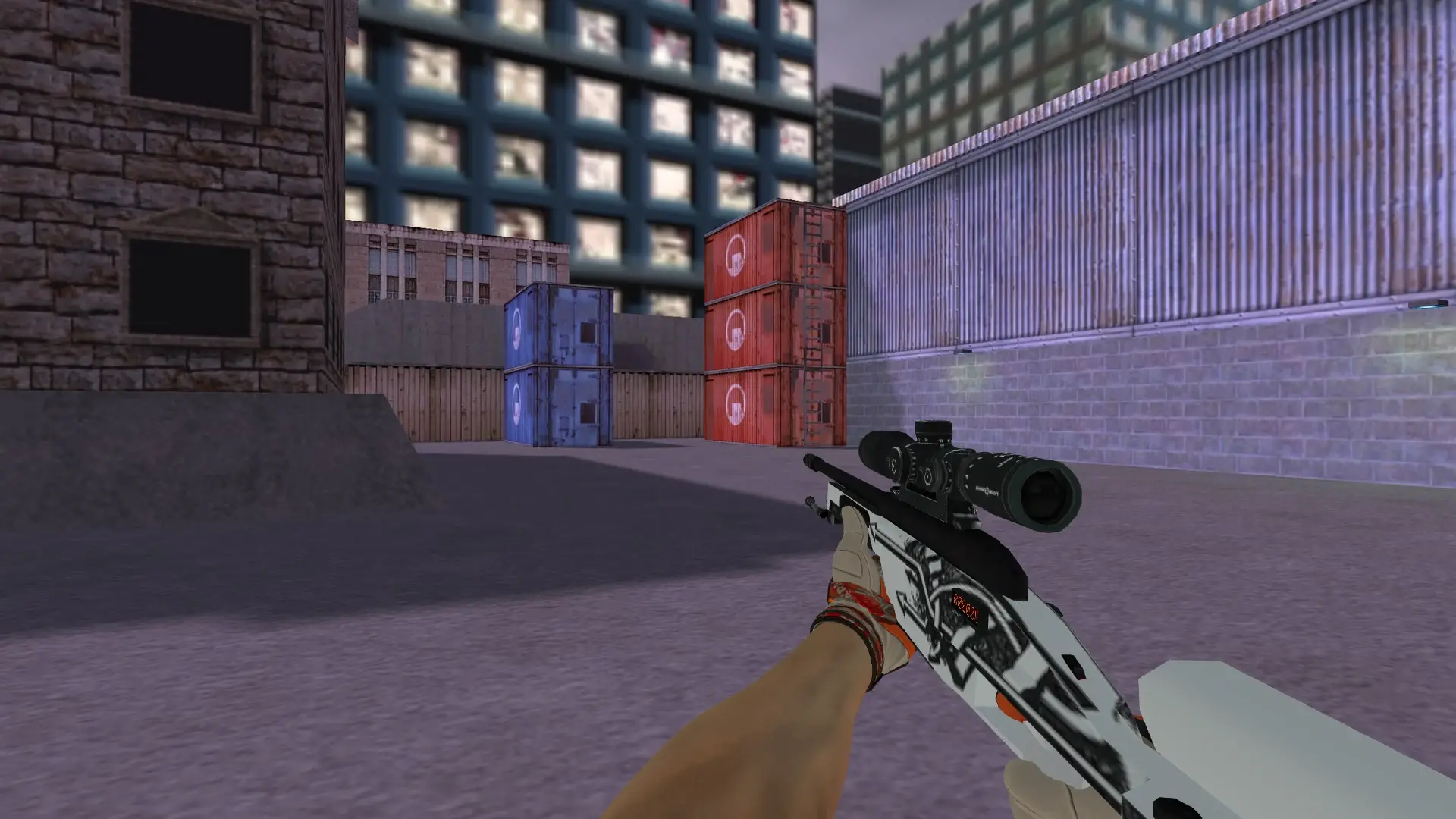 Scout — Moto Gloves POW! Pack — cs_assault (first person)