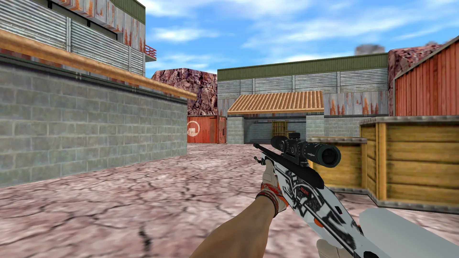 Scout — Moto Gloves POW! Pack — de_nuke (first person)