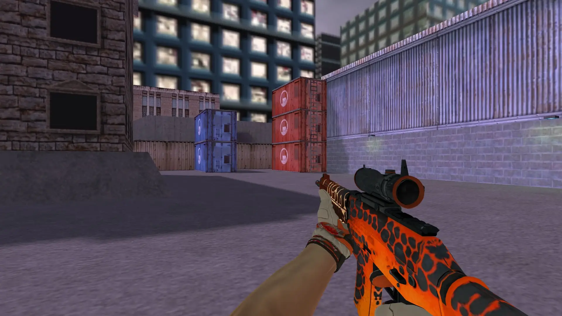 SG552 — Moto Gloves POW! Pack — cs_assault (first person)