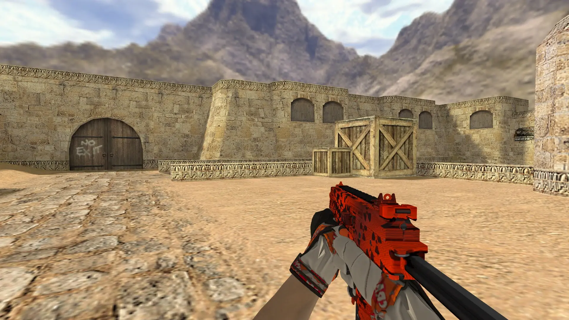 TMP — Moto Gloves POW! Pack — de_dust2 (first person)