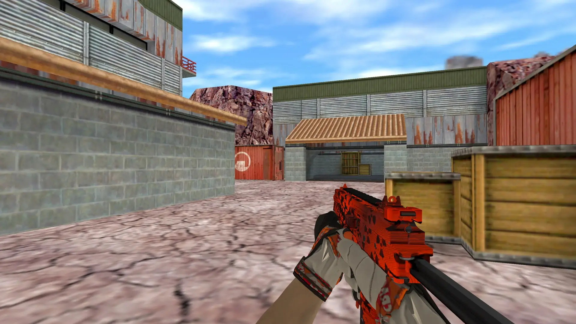 TMP — Moto Gloves POW! Pack — de_nuke (first person)