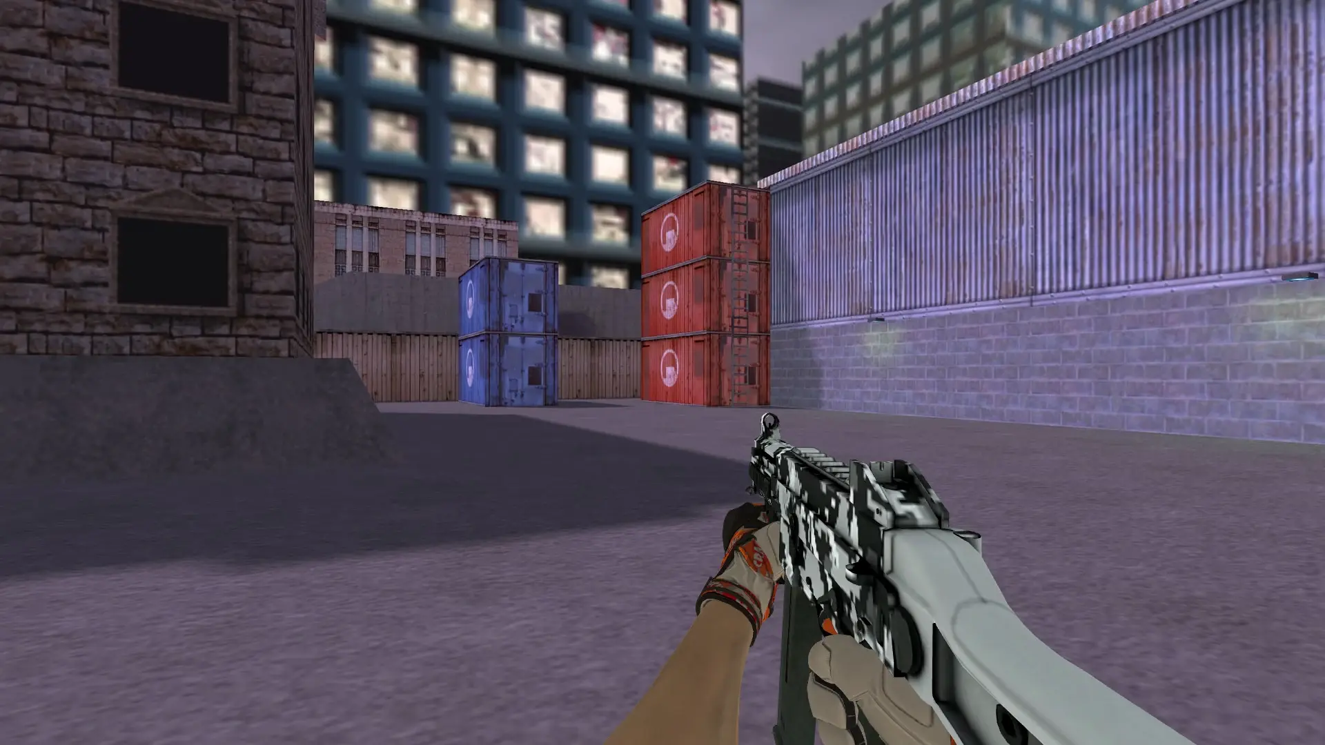 UMP-45 — Moto Gloves POW! Pack — cs_assault (first person)