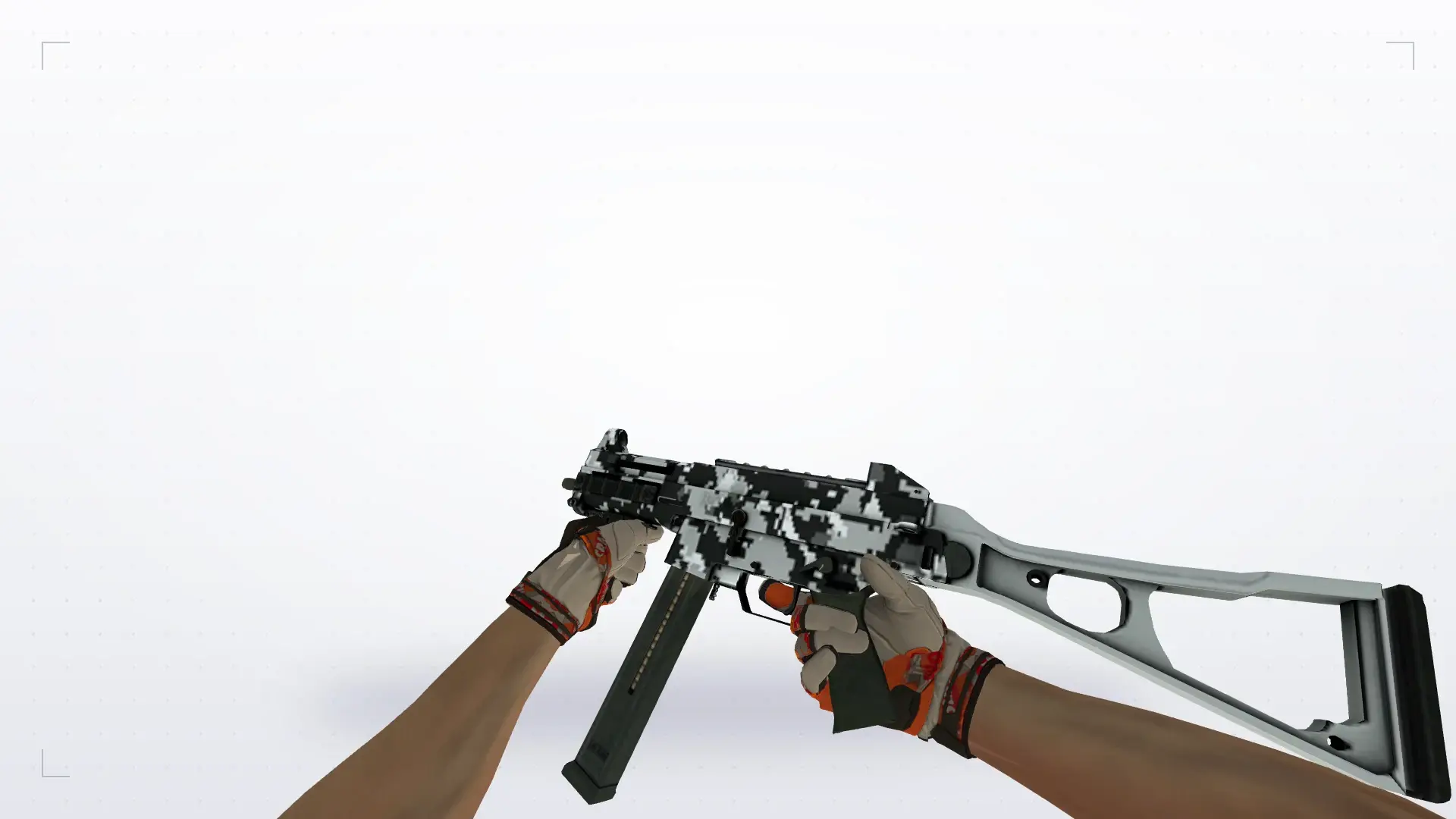 UMP-45 — Moto Gloves POW! Pack — first person