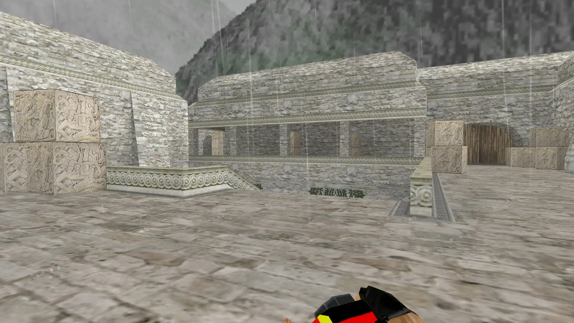 German C4 — de_aztec (first person)