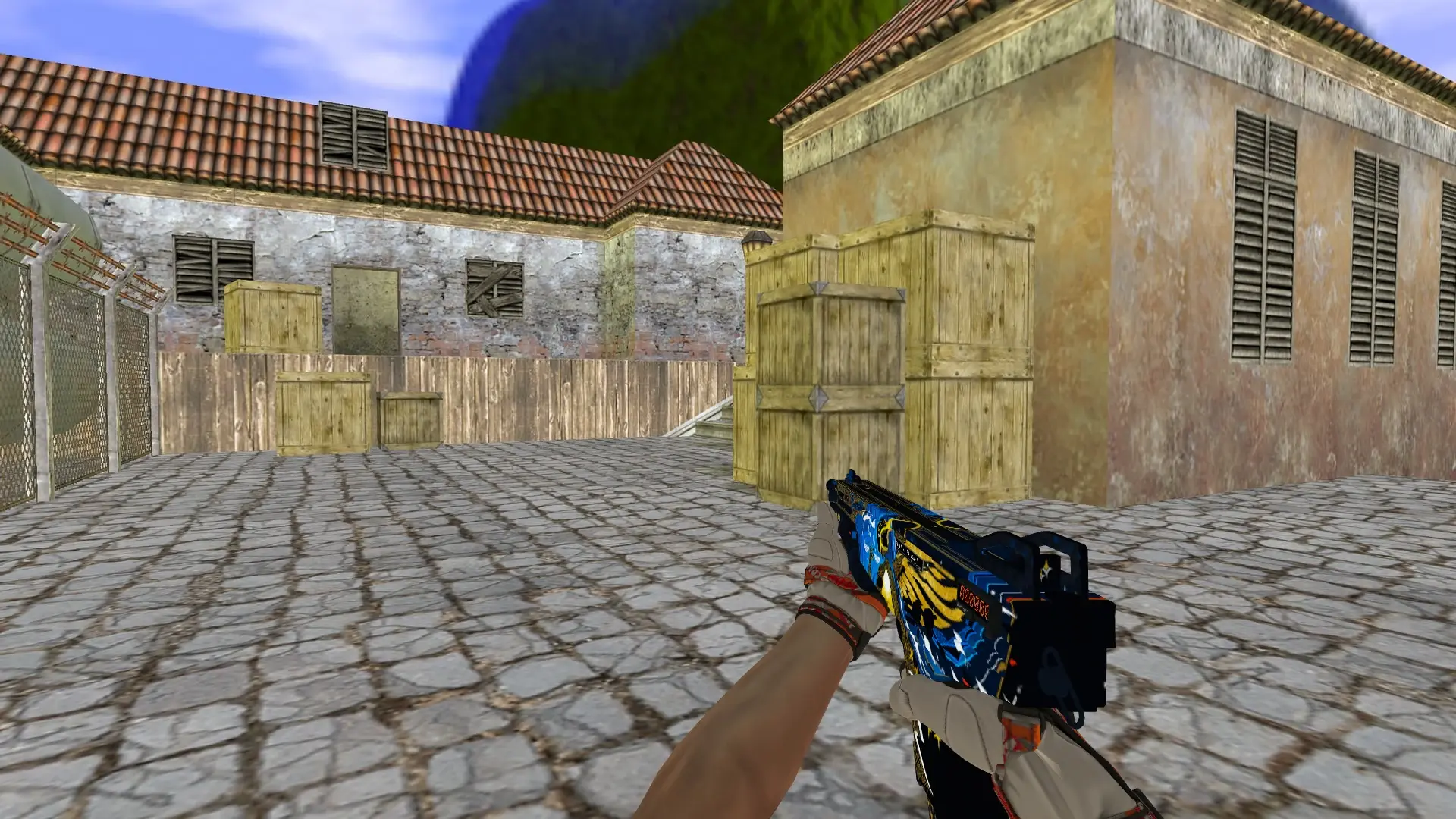 XM1014 — Moto Gloves POW! Pack — de_inferno (first person)