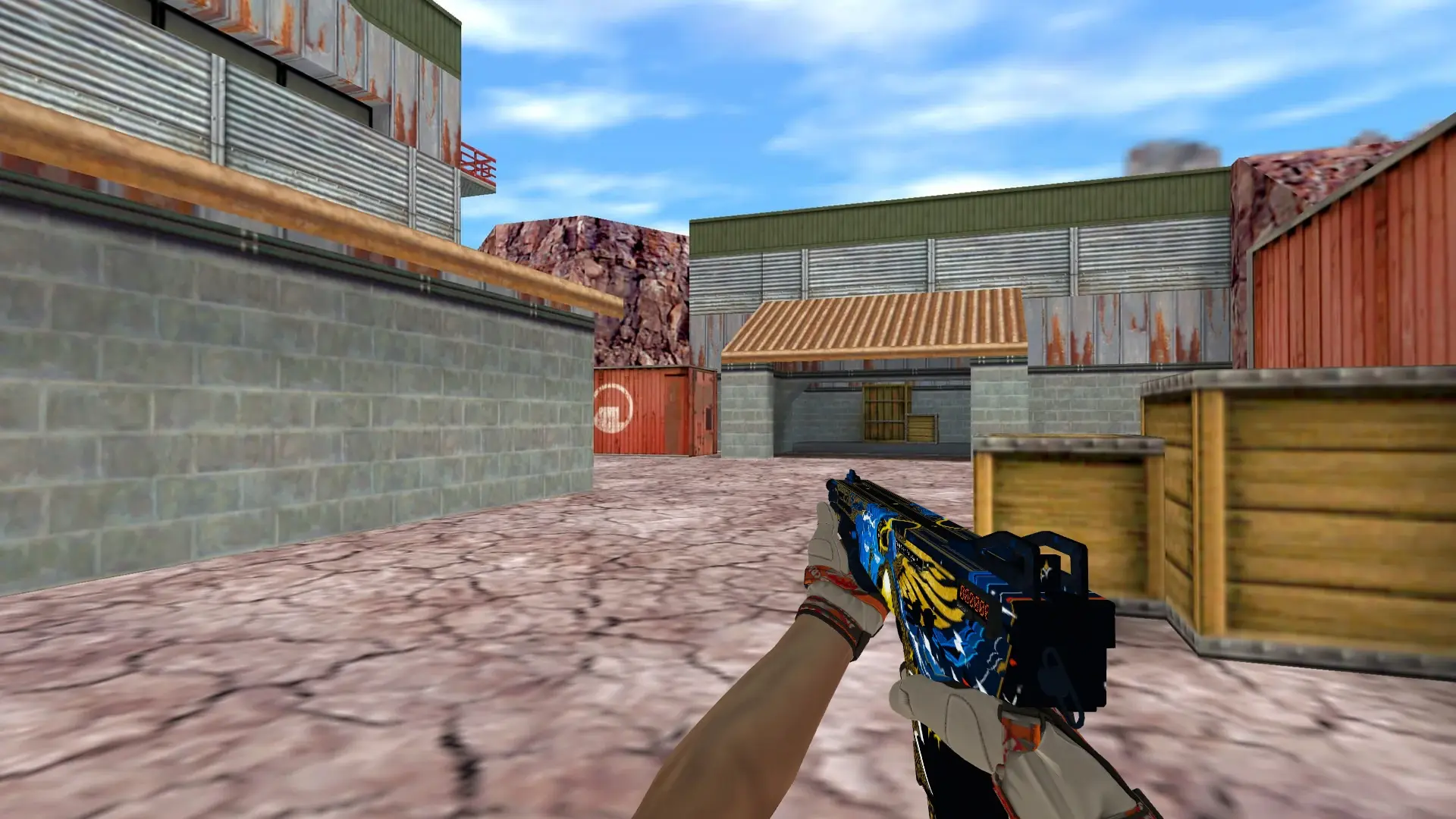 XM1014 — Moto Gloves POW! Pack — de_nuke (first person)