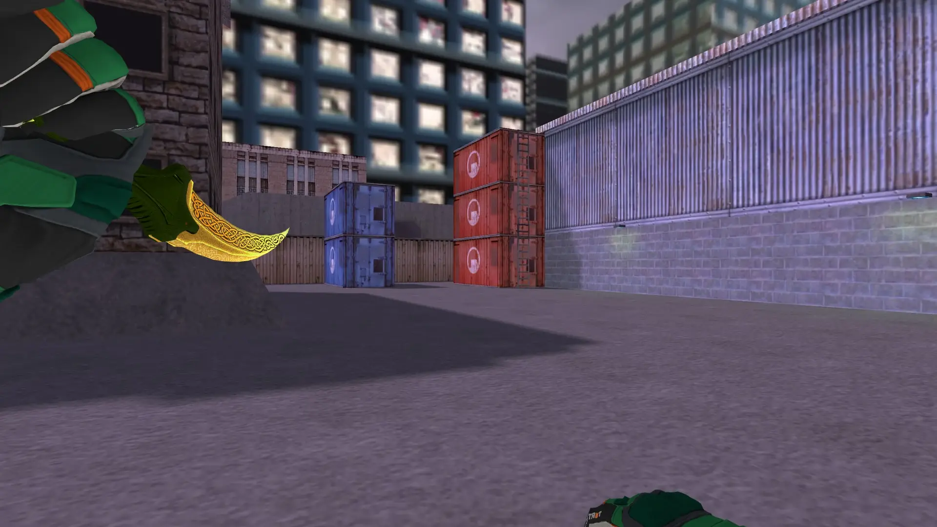 Karambit Lore — Moto Gloves Turtle Pack — cs_assault (first person)
