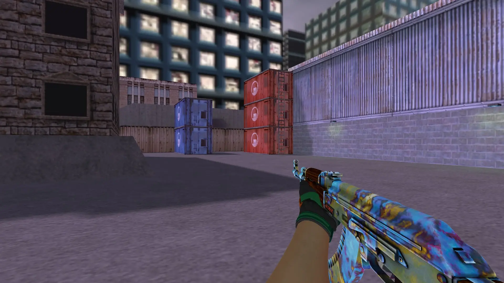 AK-47 — Moto Gloves Turtle Pack — cs_assault (first person)