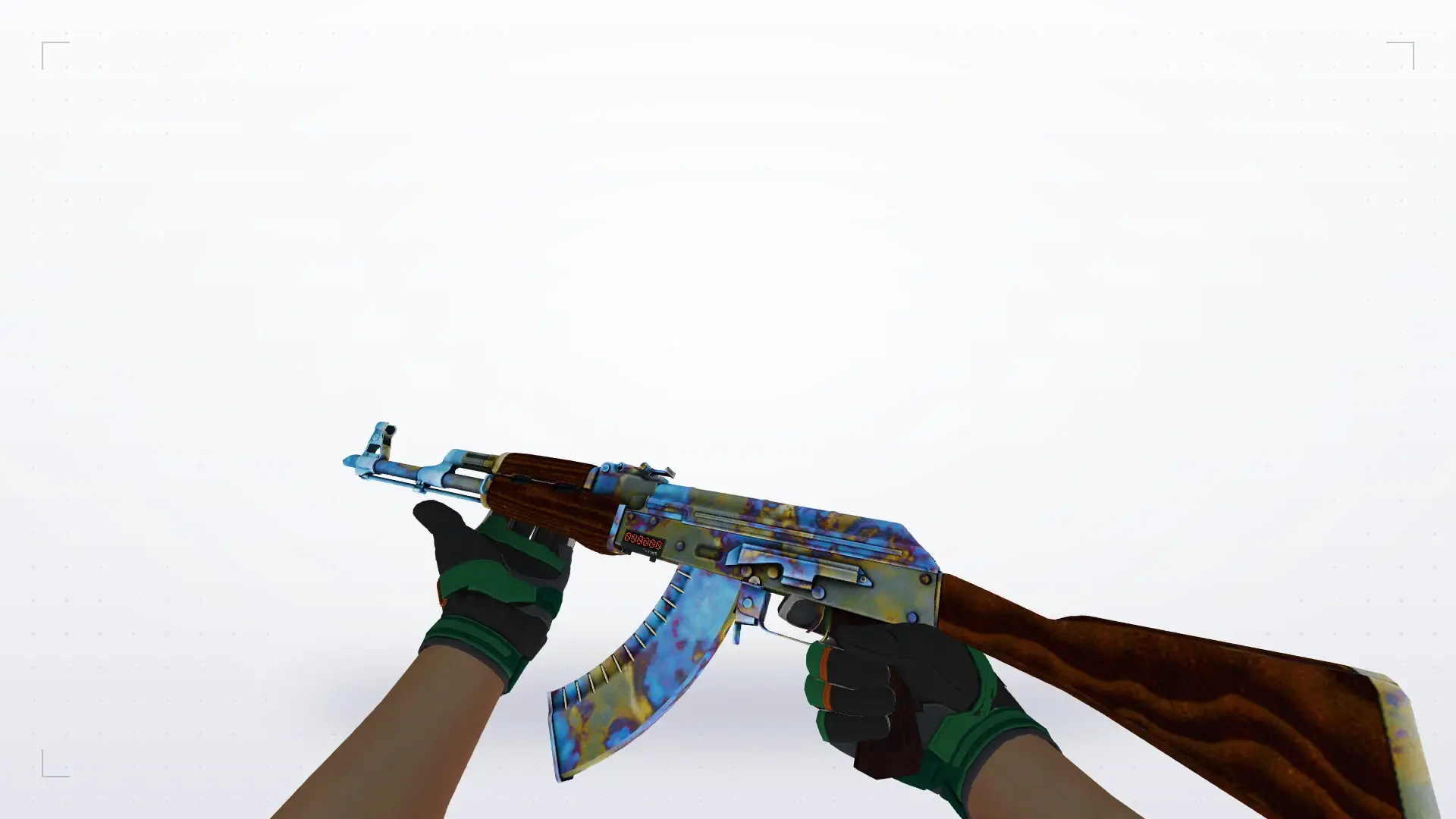 AK-47 — Moto Gloves Turtle Pack — first person