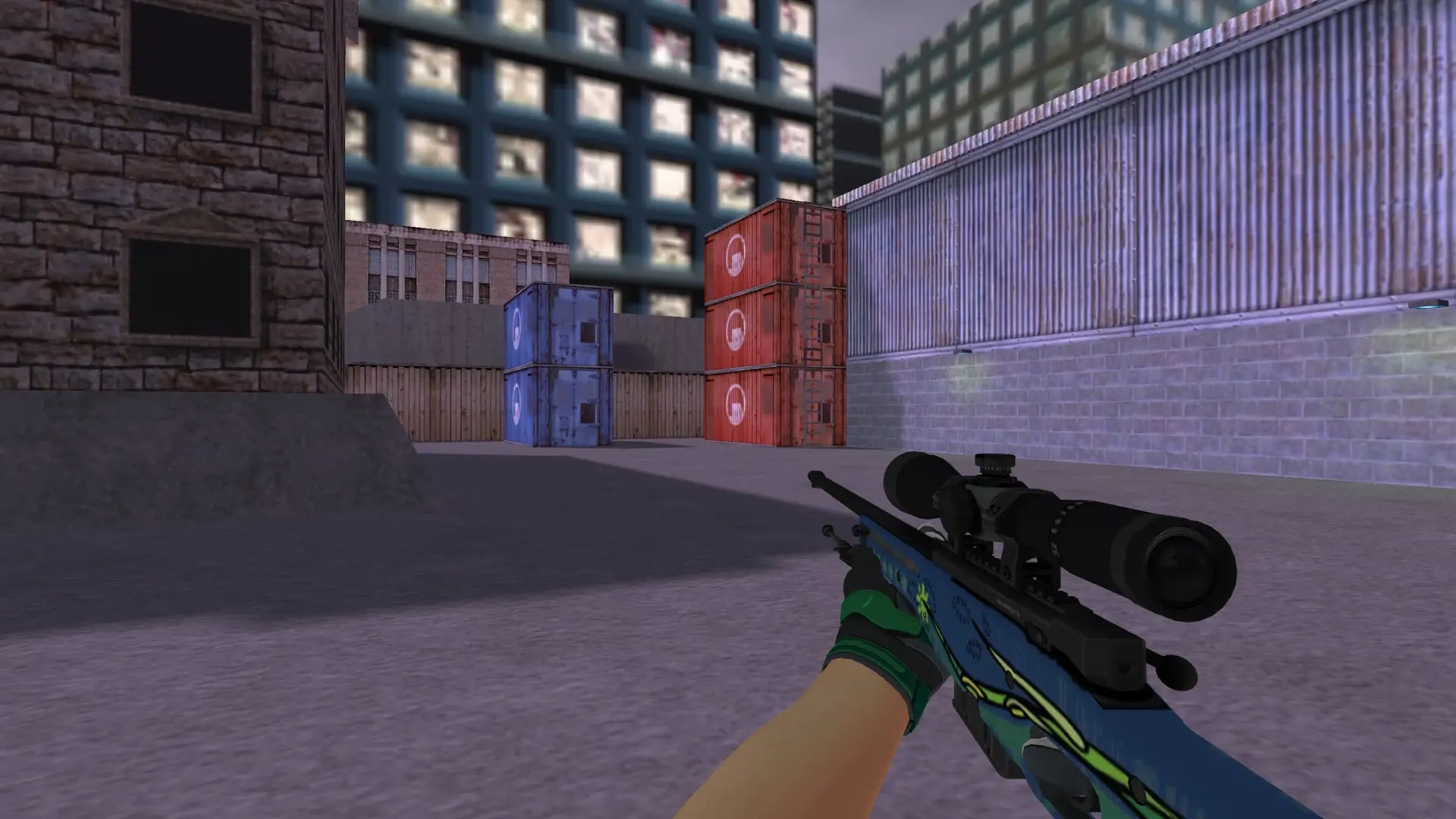 AWP — Moto Gloves Turtle Pack — cs_assault (first person)