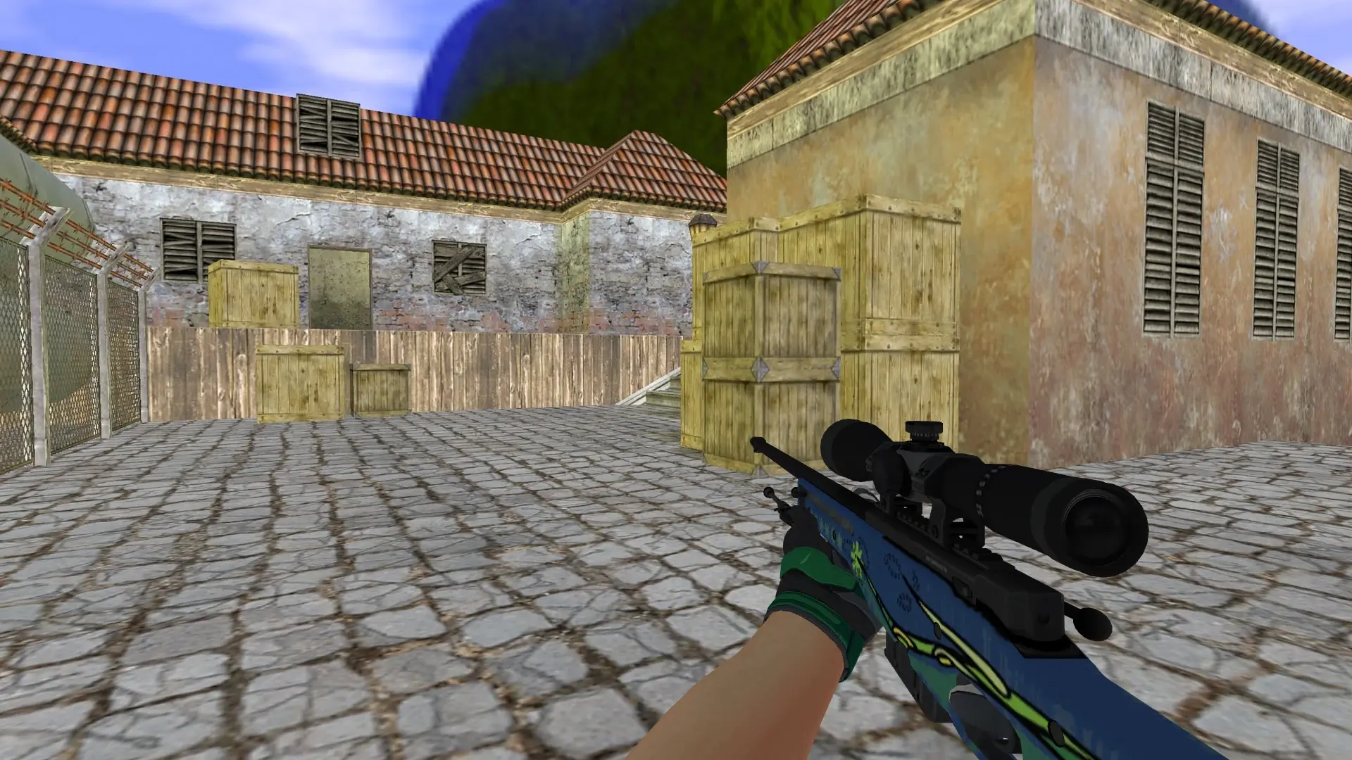 AWP — Moto Gloves Turtle Pack — de_inferno (first person)