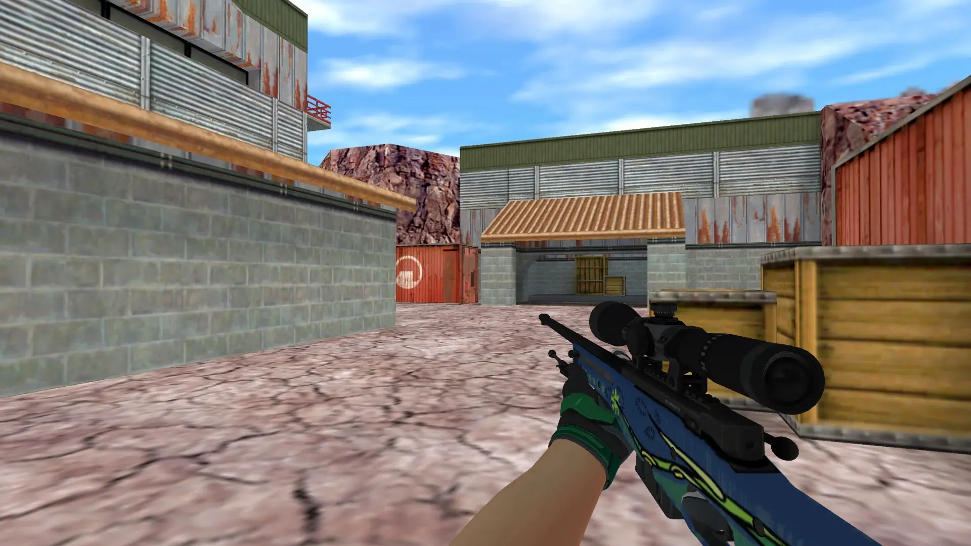 AWP — Moto Gloves Turtle Pack — de_nuke (first person)