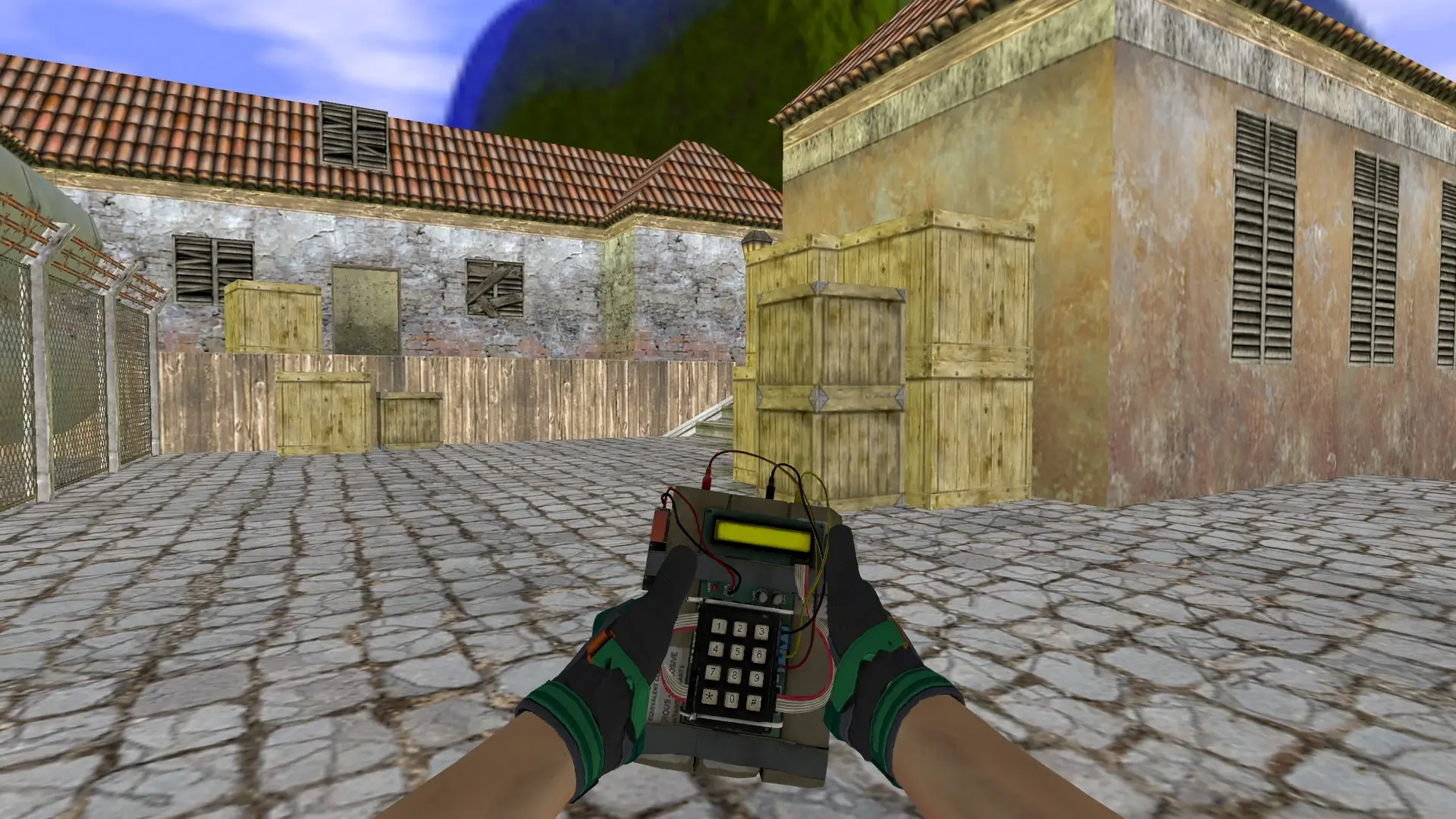 C4 — Moto Gloves Turtle Pack — de_inferno (first person)