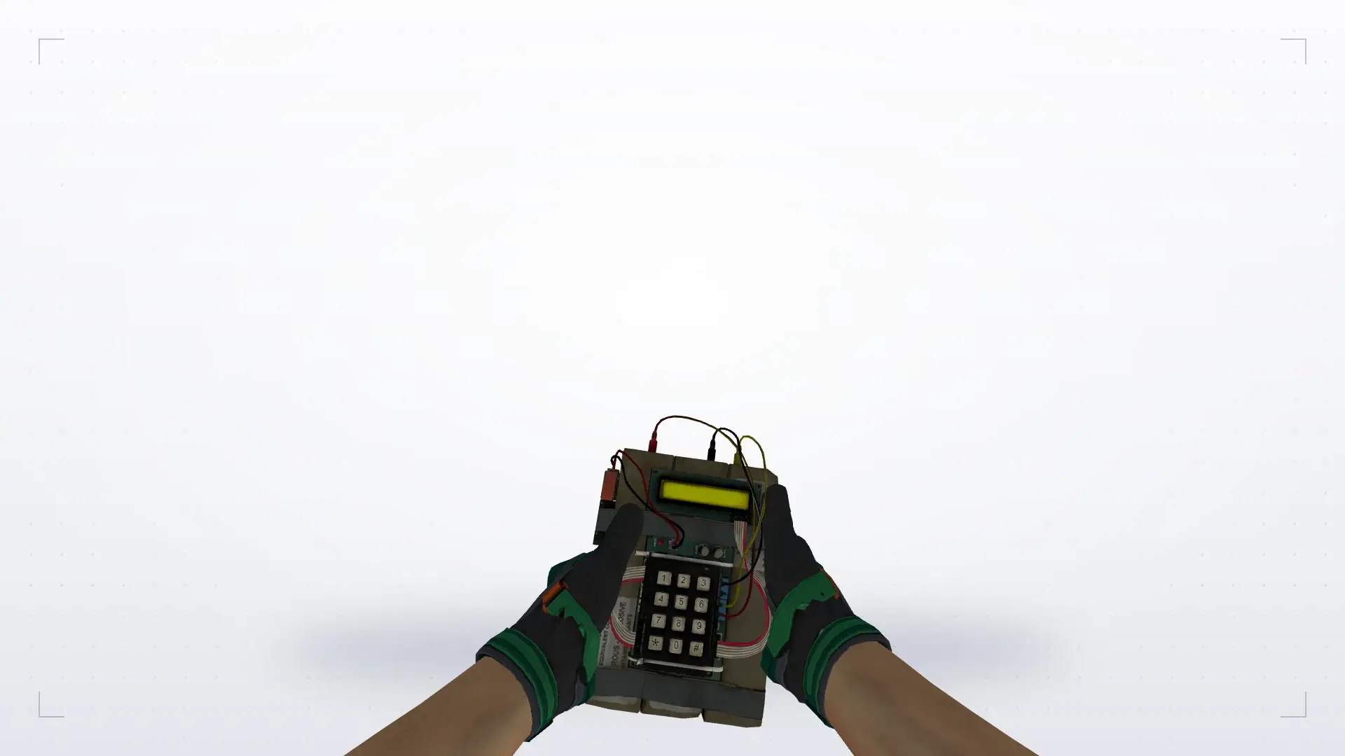 C4 — Moto Gloves Turtle Pack — first person