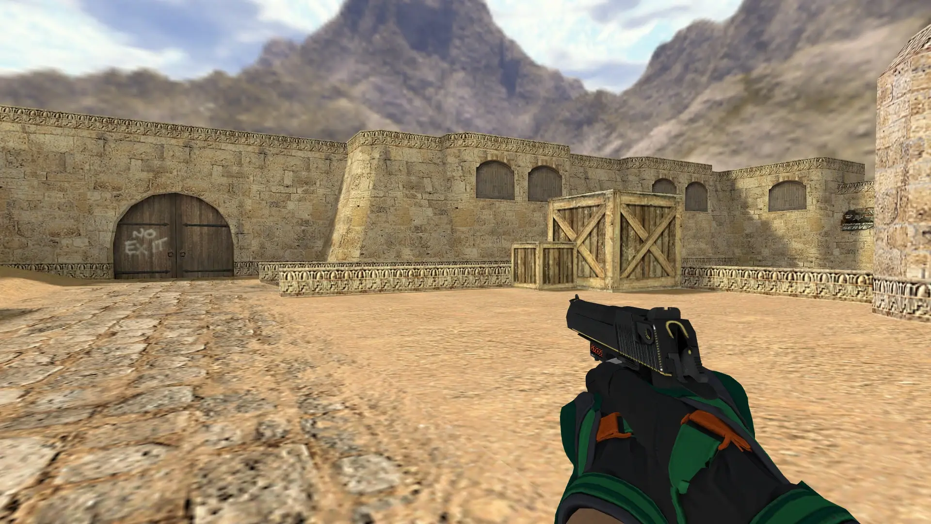 Desert Eagle — Moto Gloves Turtle Pack — de_dust2 (first person)