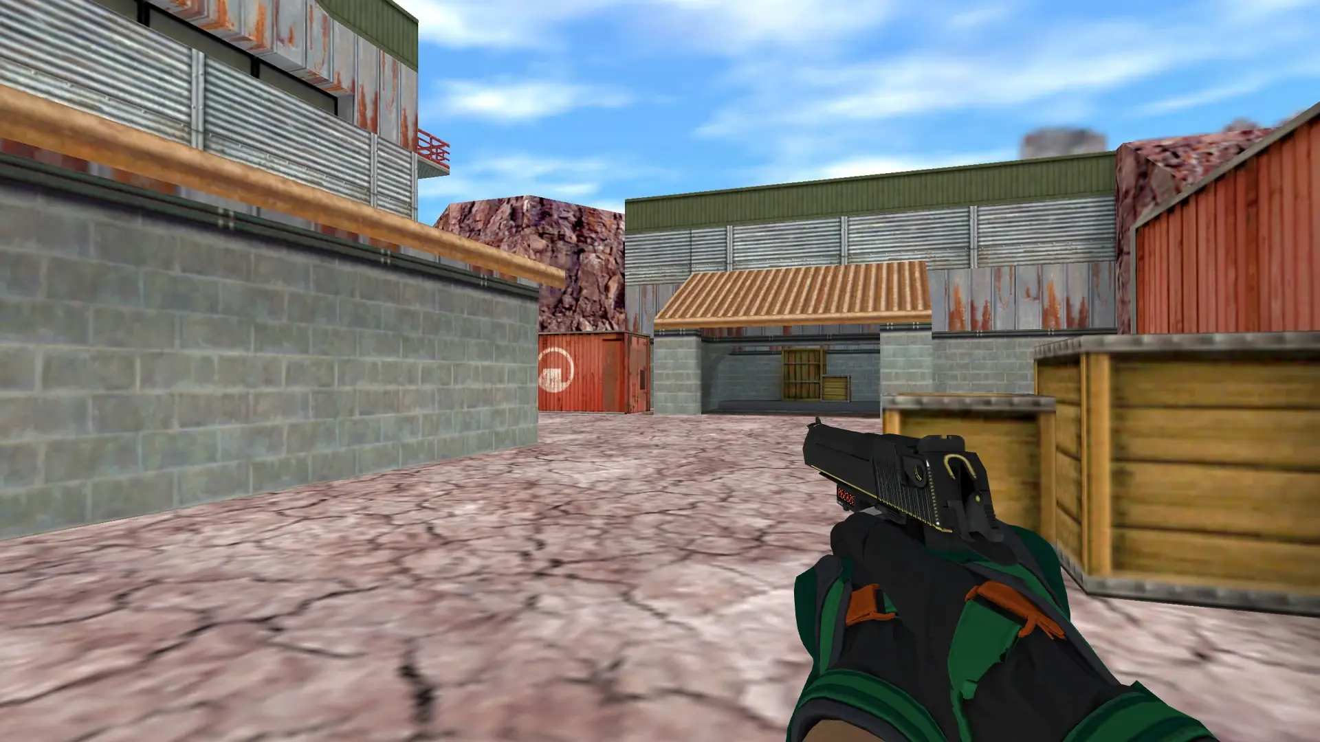 Desert Eagle — Moto Gloves Turtle Pack — de_nuke (first person)