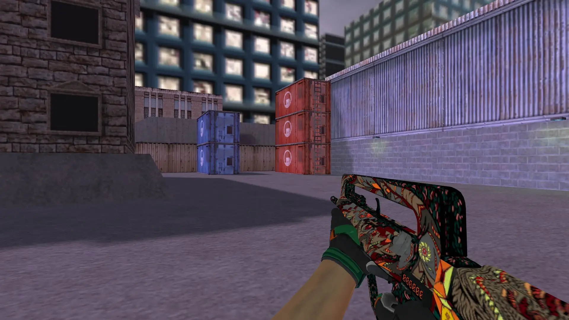 FAMAS — Moto Gloves Turtle Pack — cs_assault (first person)