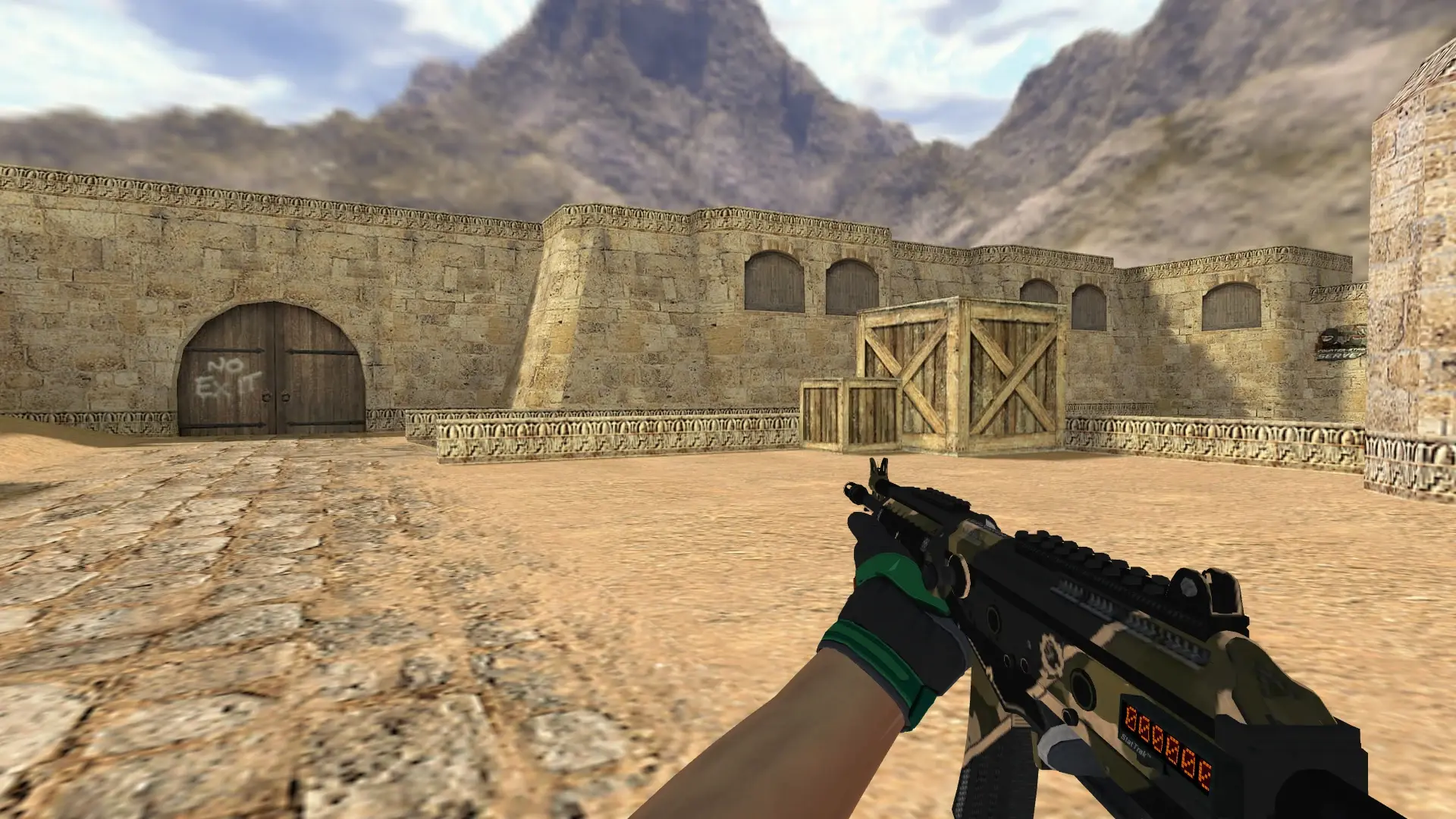 Galil AR — Moto Gloves Turtle Pack — de_dust2 (first person)