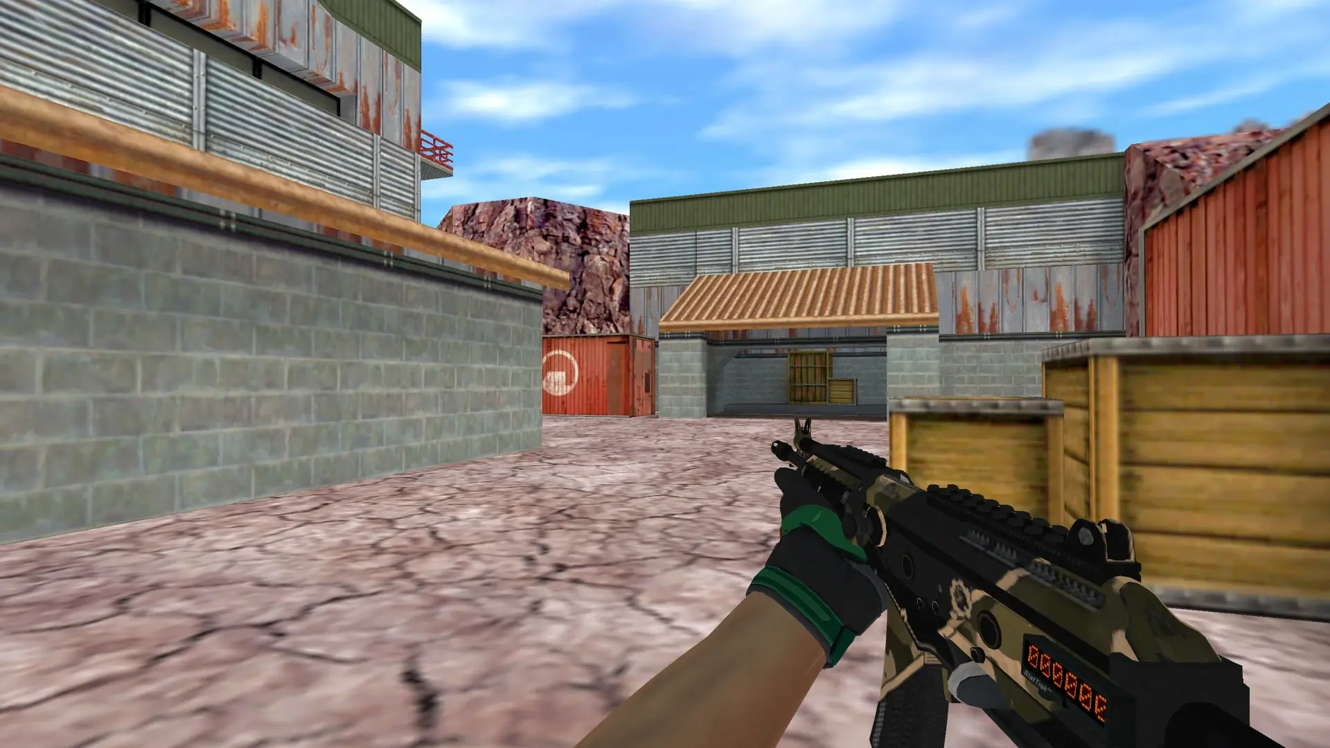 Galil AR — Moto Gloves Turtle Pack — de_nuke (first person)