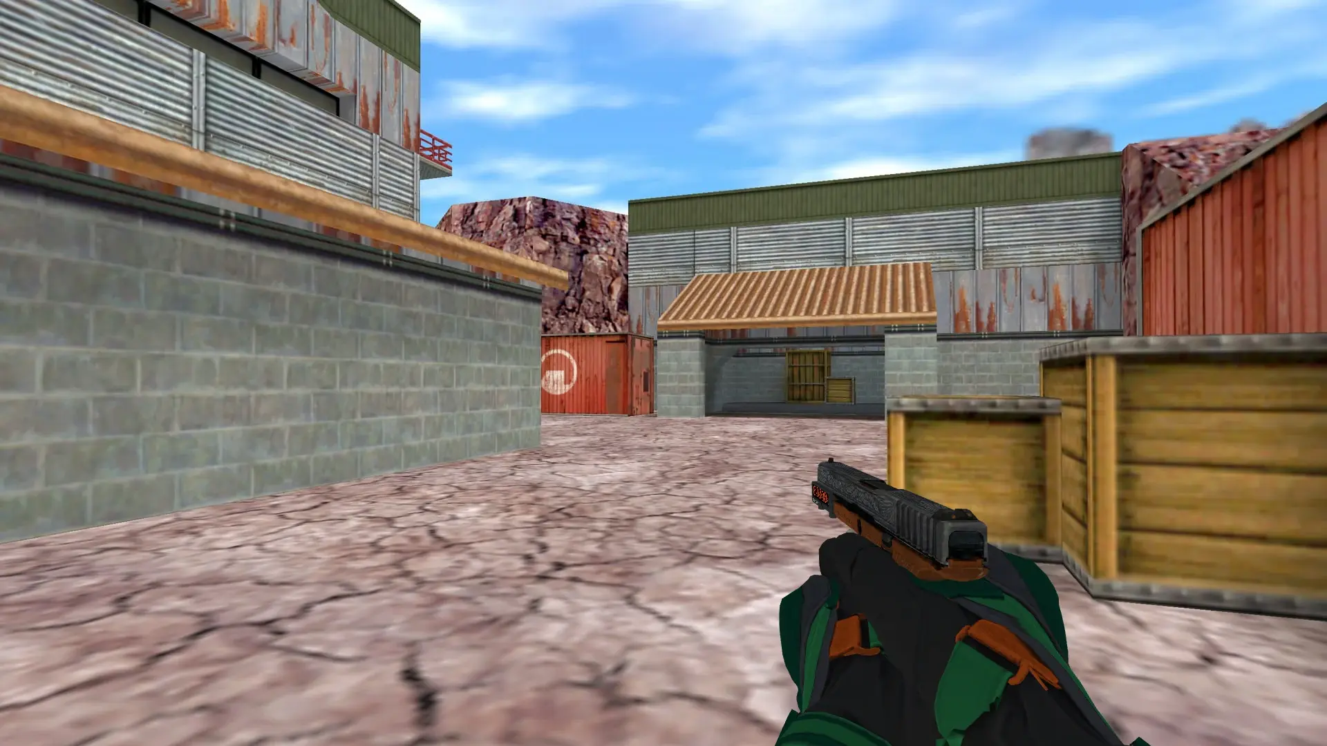 Glock-18 — Moto Gloves Turtle Pack — de_nuke (first person)