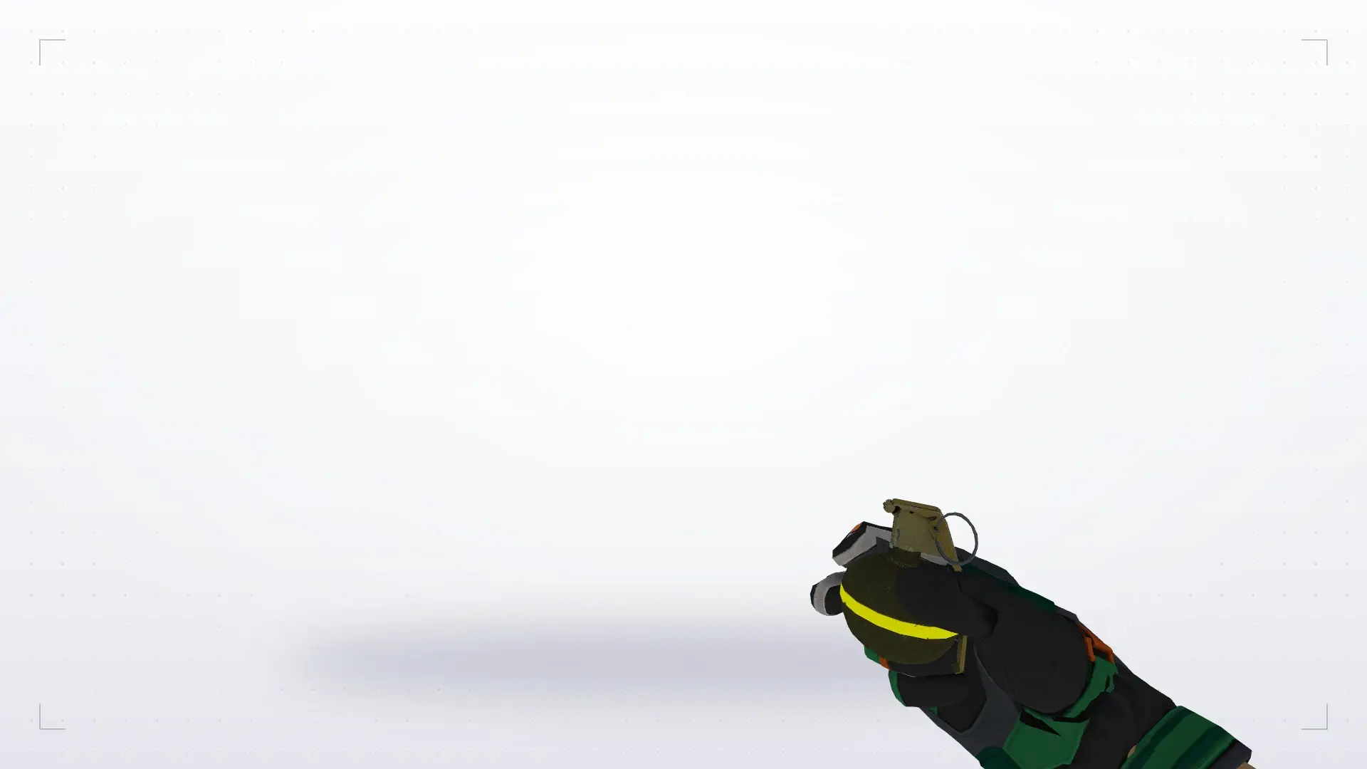 HE Grenade — Moto Gloves Turtle Pack — first person