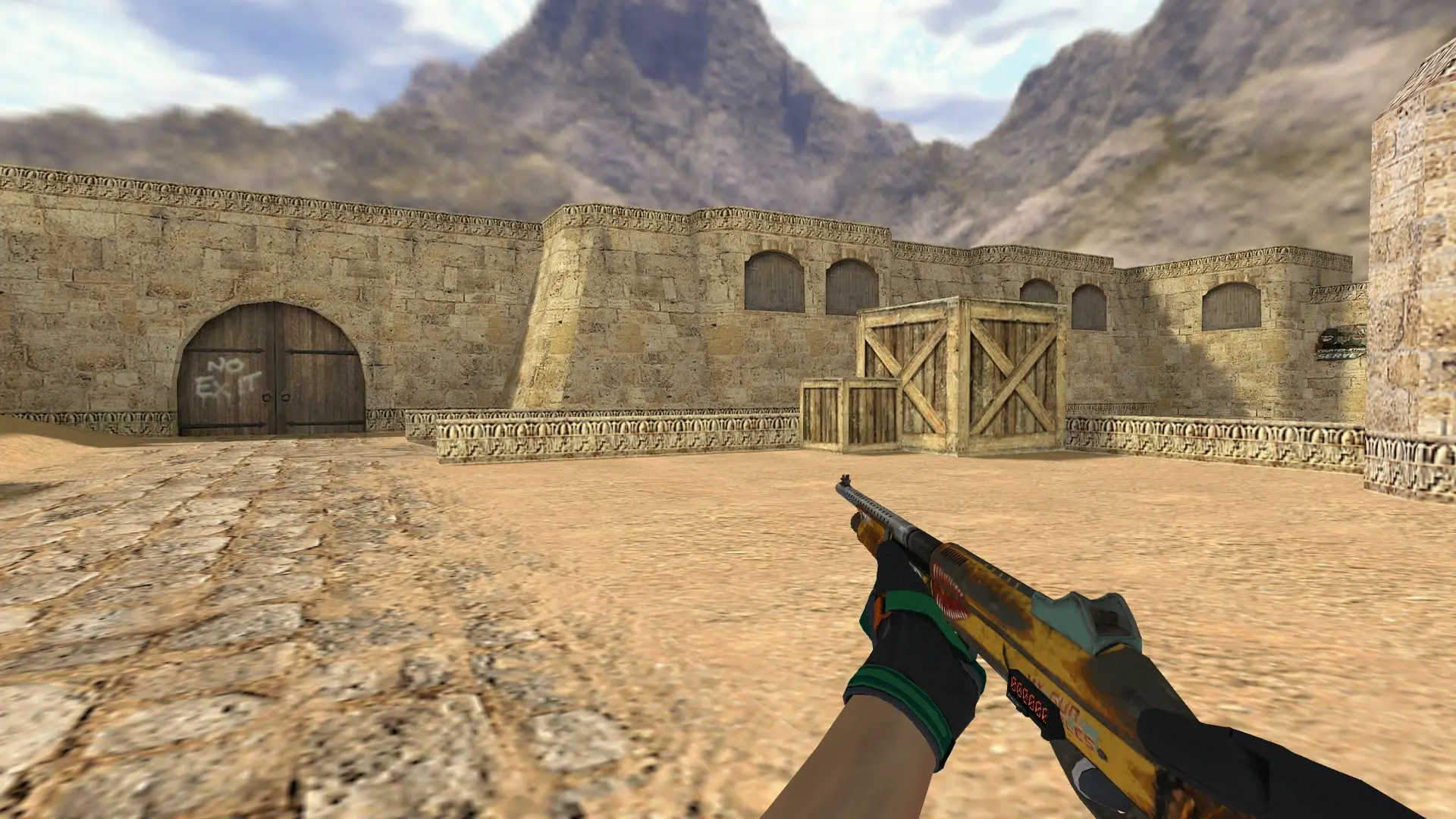 M3 — Moto Gloves Turtle Pack — de_dust2 (first person)