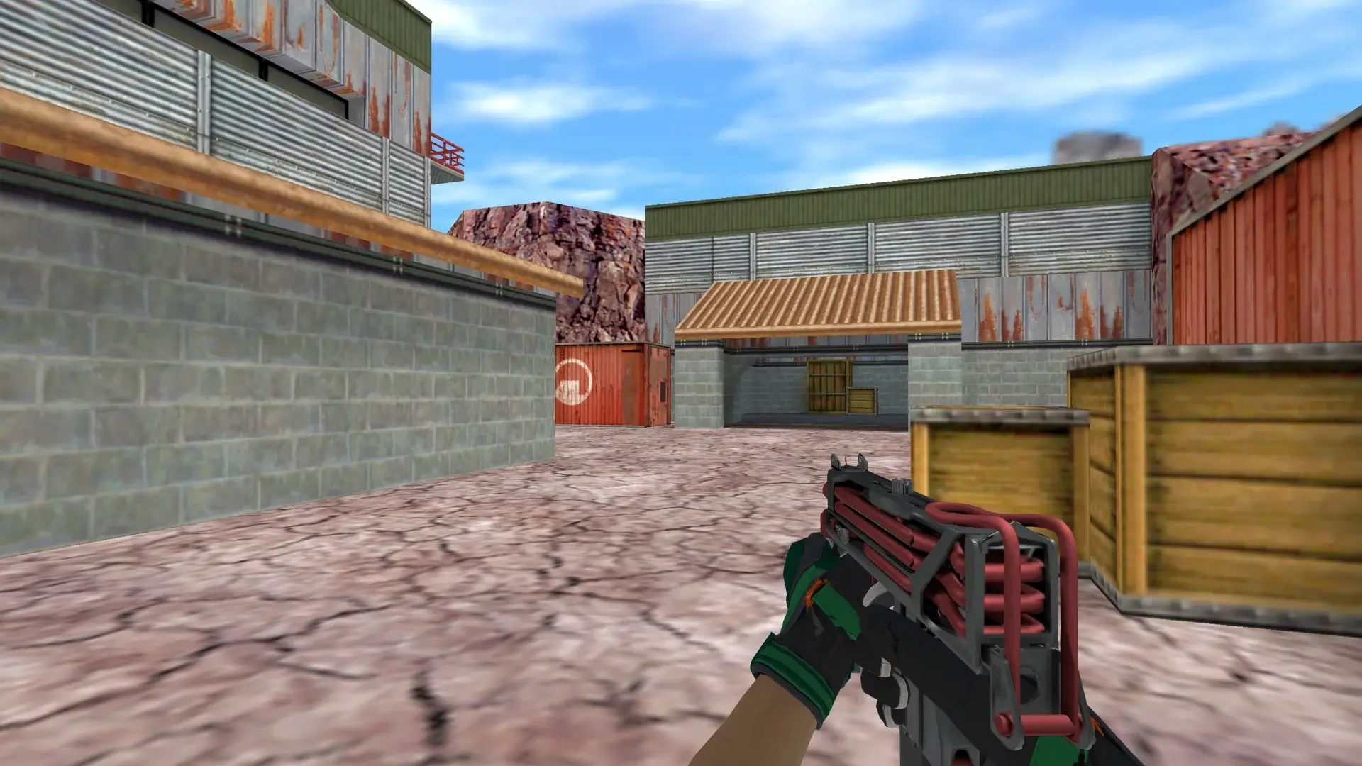 MAC-10 — Moto Gloves Turtle Pack — de_nuke (first person)