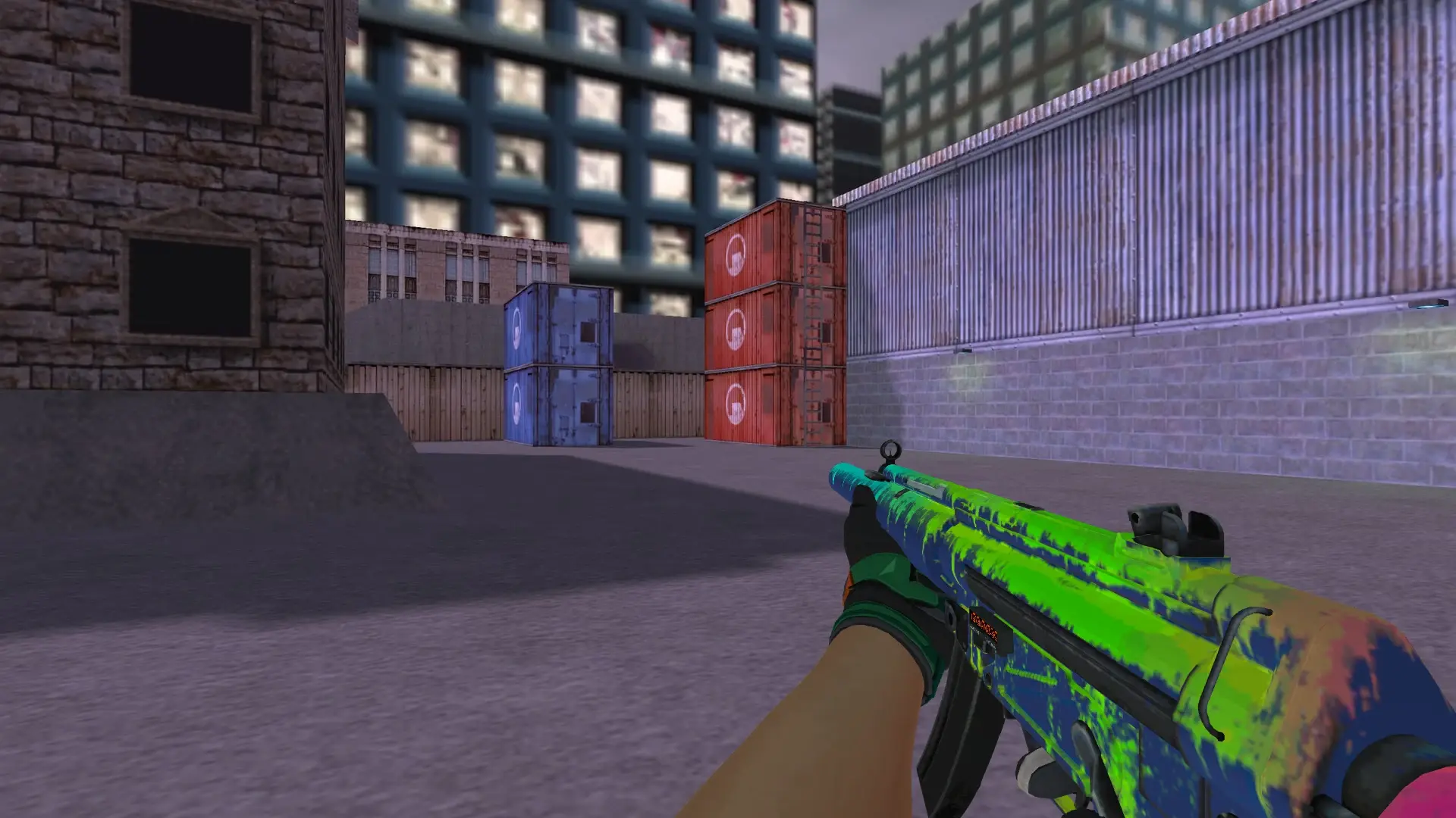 MP5 — Moto Gloves Turtle Pack — cs_assault (first person)