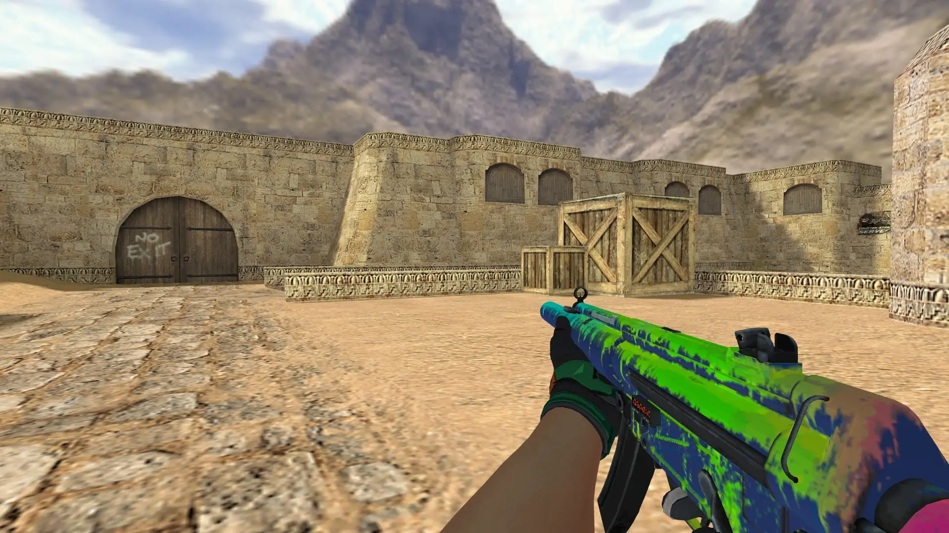 MP5 — Moto Gloves Turtle Pack — de_dust2 (first person)