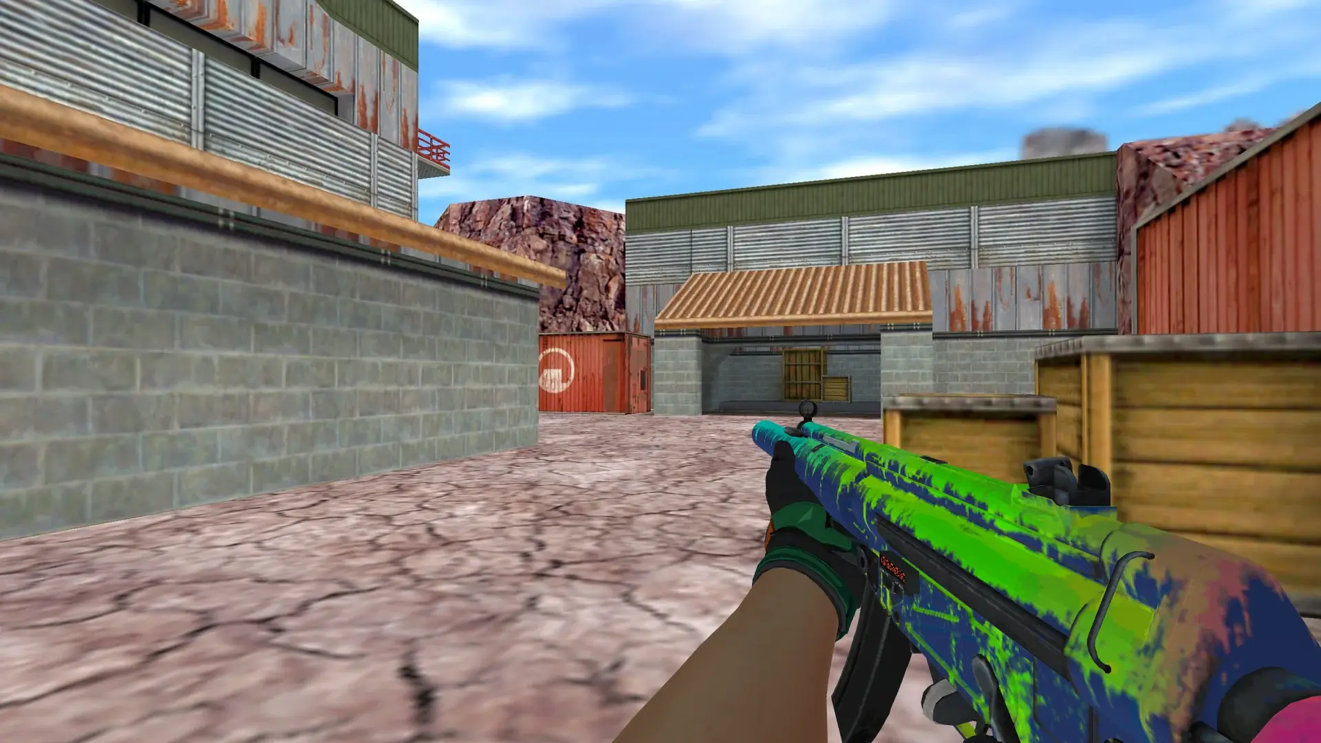 MP5 — Moto Gloves Turtle Pack — de_nuke (first person)