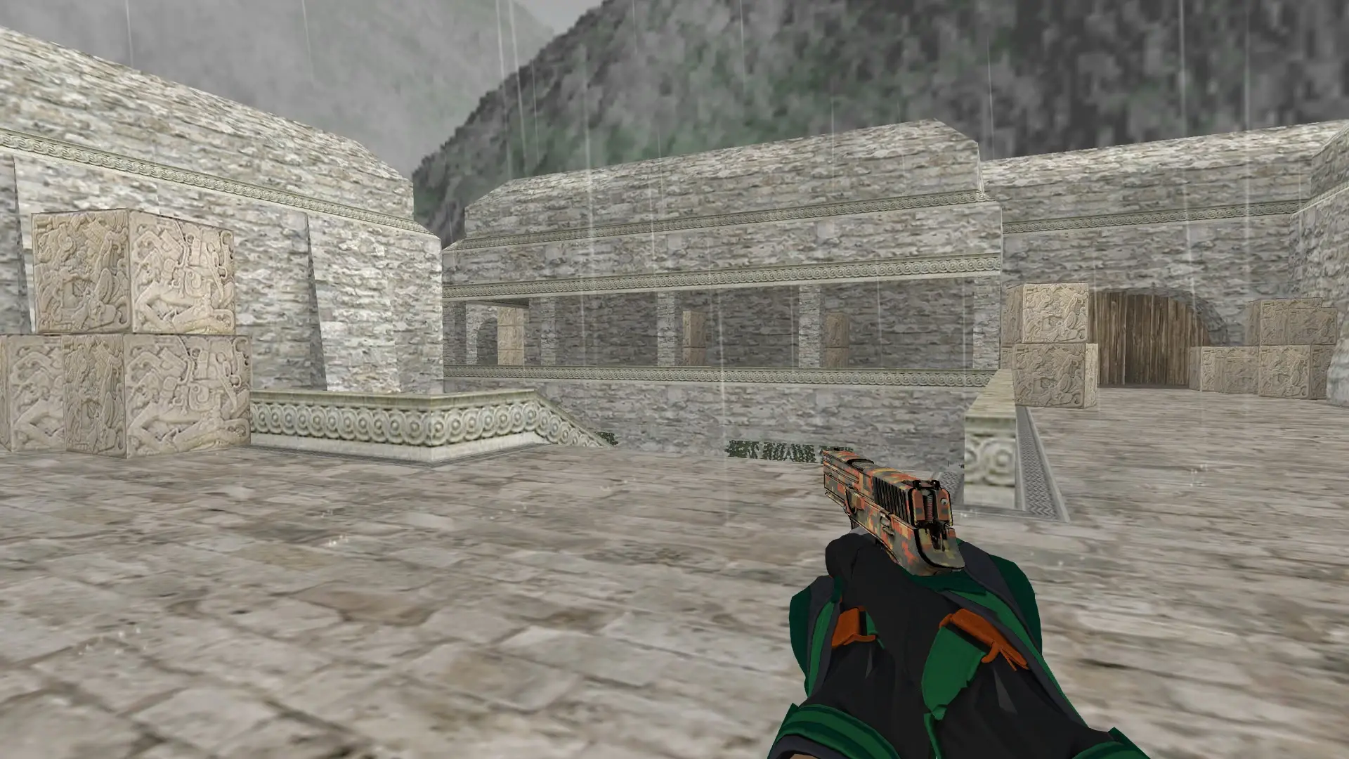 P228 — Moto Gloves Turtle Pack — de_aztec (first person)