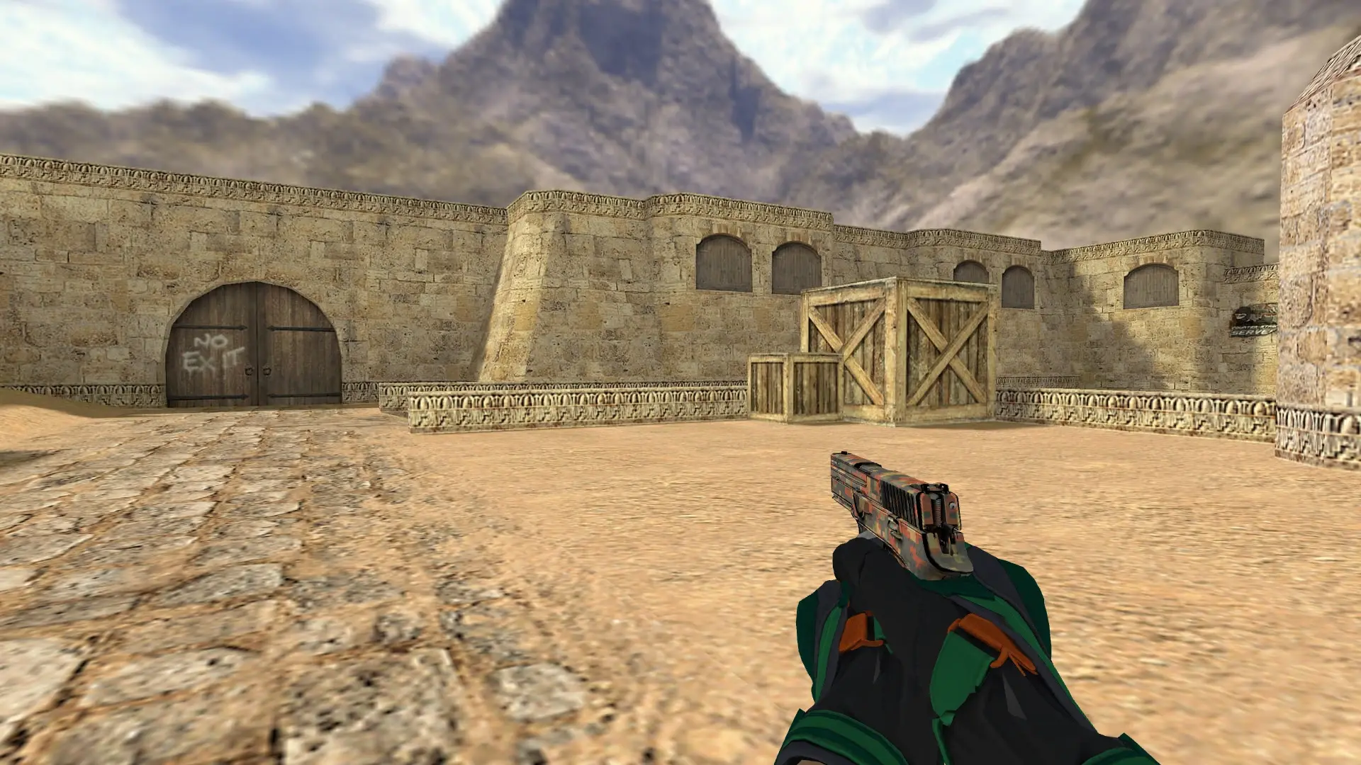 P228 — Moto Gloves Turtle Pack — de_dust2 (first person)