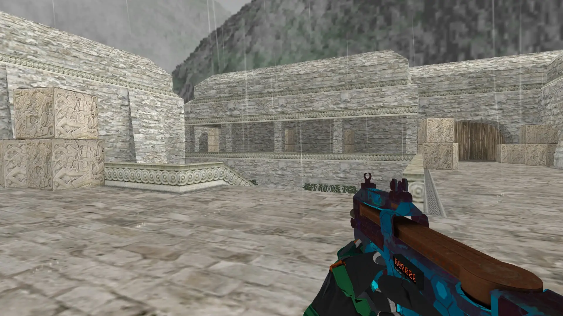 P90 — Moto Gloves Turtle Pack — de_aztec (first person)