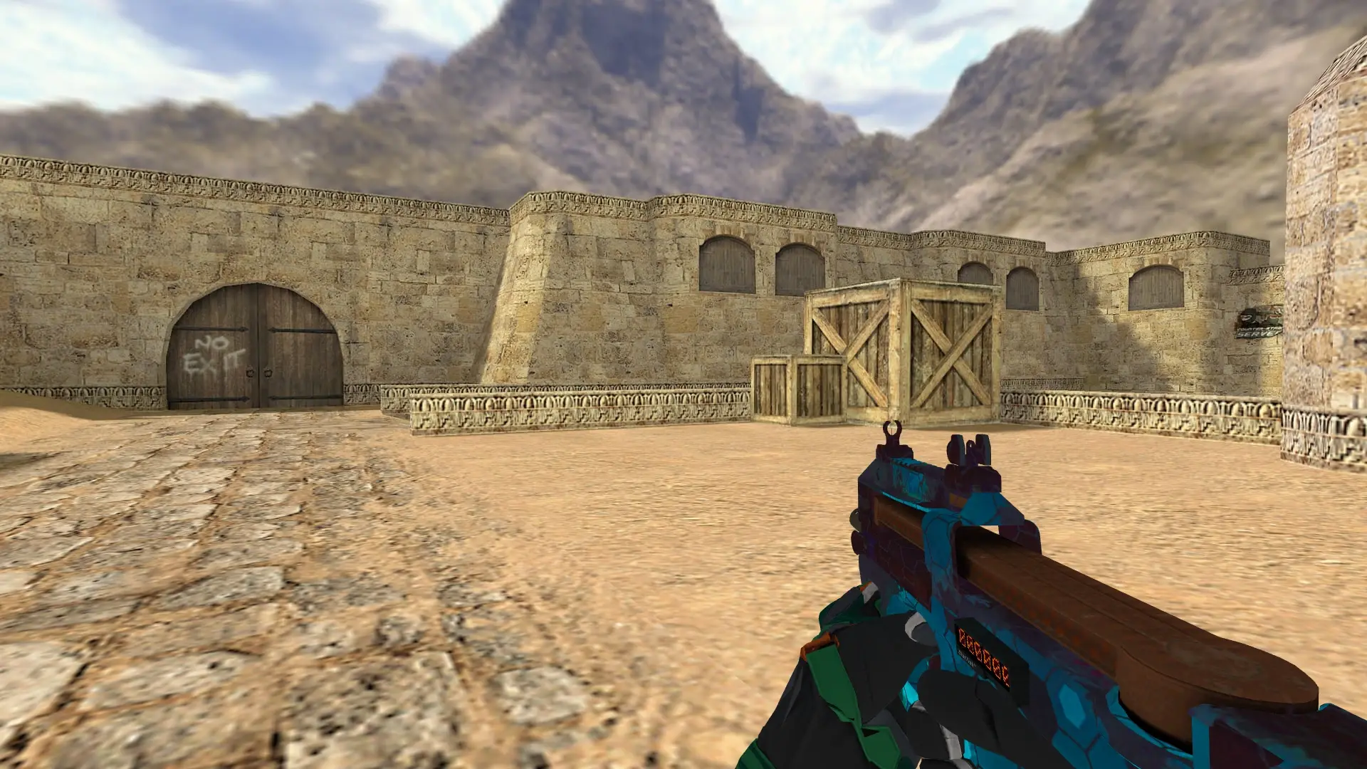 P90 — Moto Gloves Turtle Pack — de_dust2 (first person)