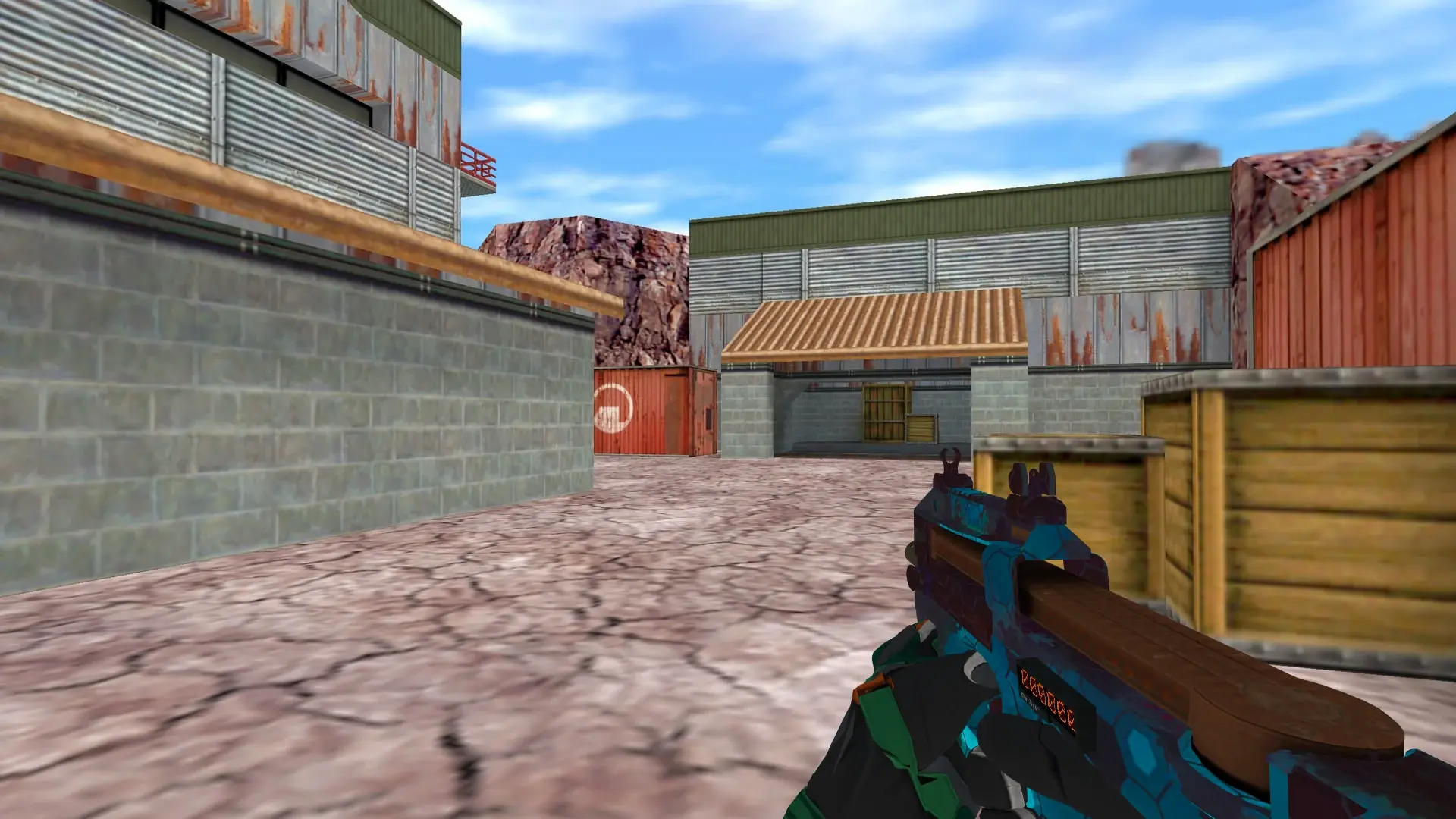 P90 — Moto Gloves Turtle Pack — de_nuke (first person)