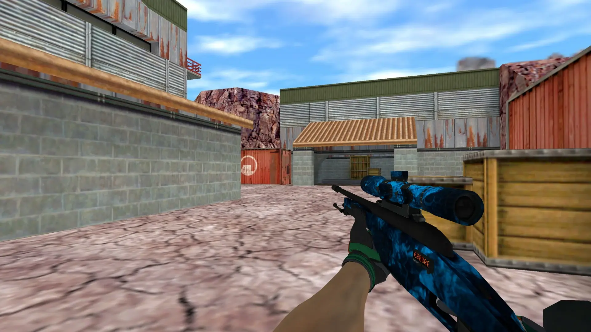 Scout — Moto Gloves Turtle Pack — de_nuke (first person)