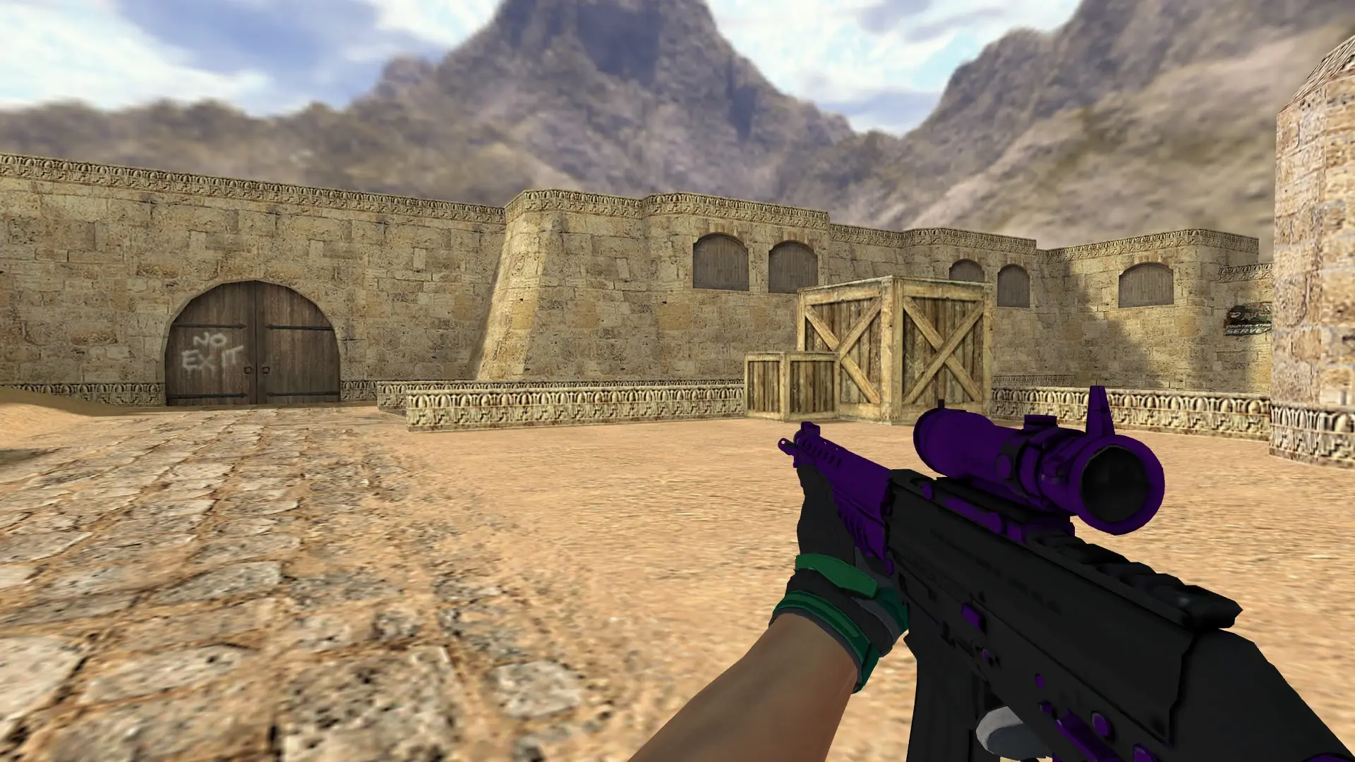 SG552 — Moto Gloves Turtle Pack — de_dust2 (first person)